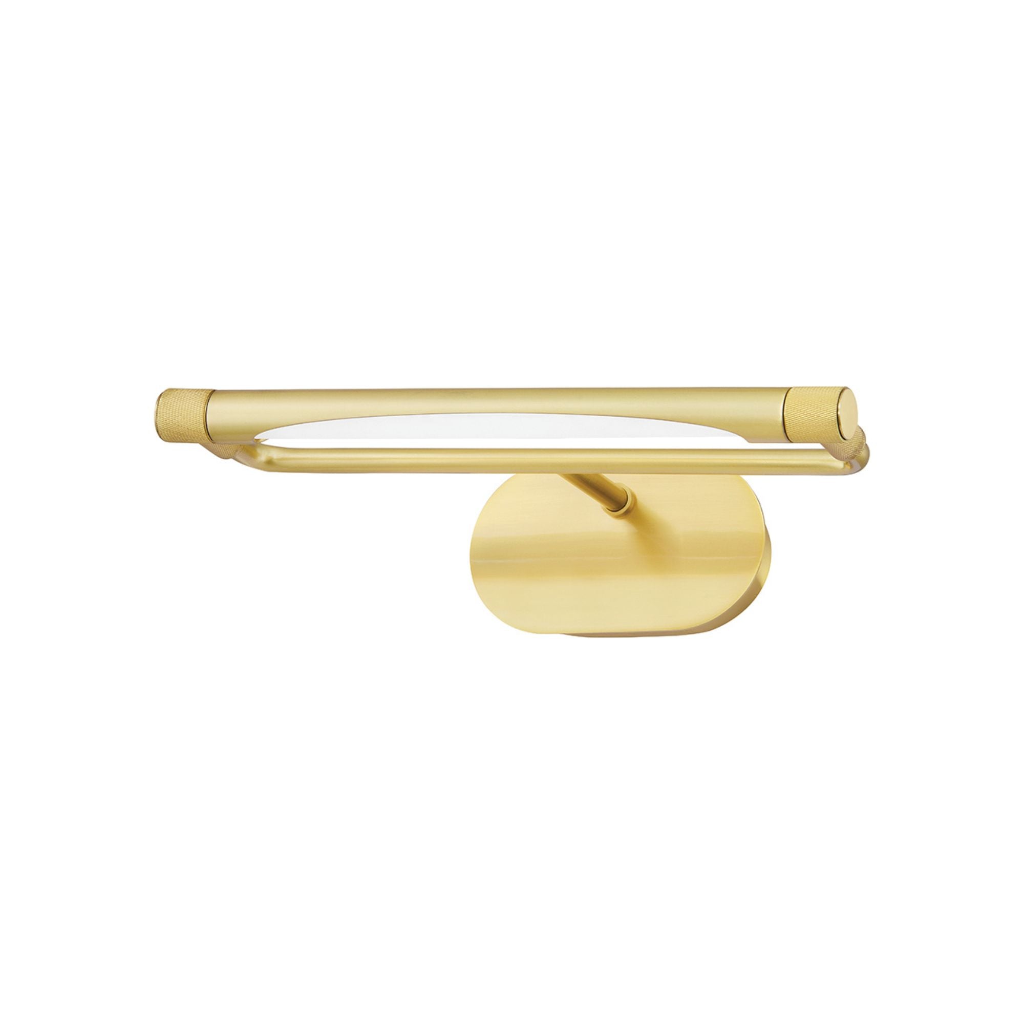 Berkshire 13" LED Picture Light, Aged Brass Finish
