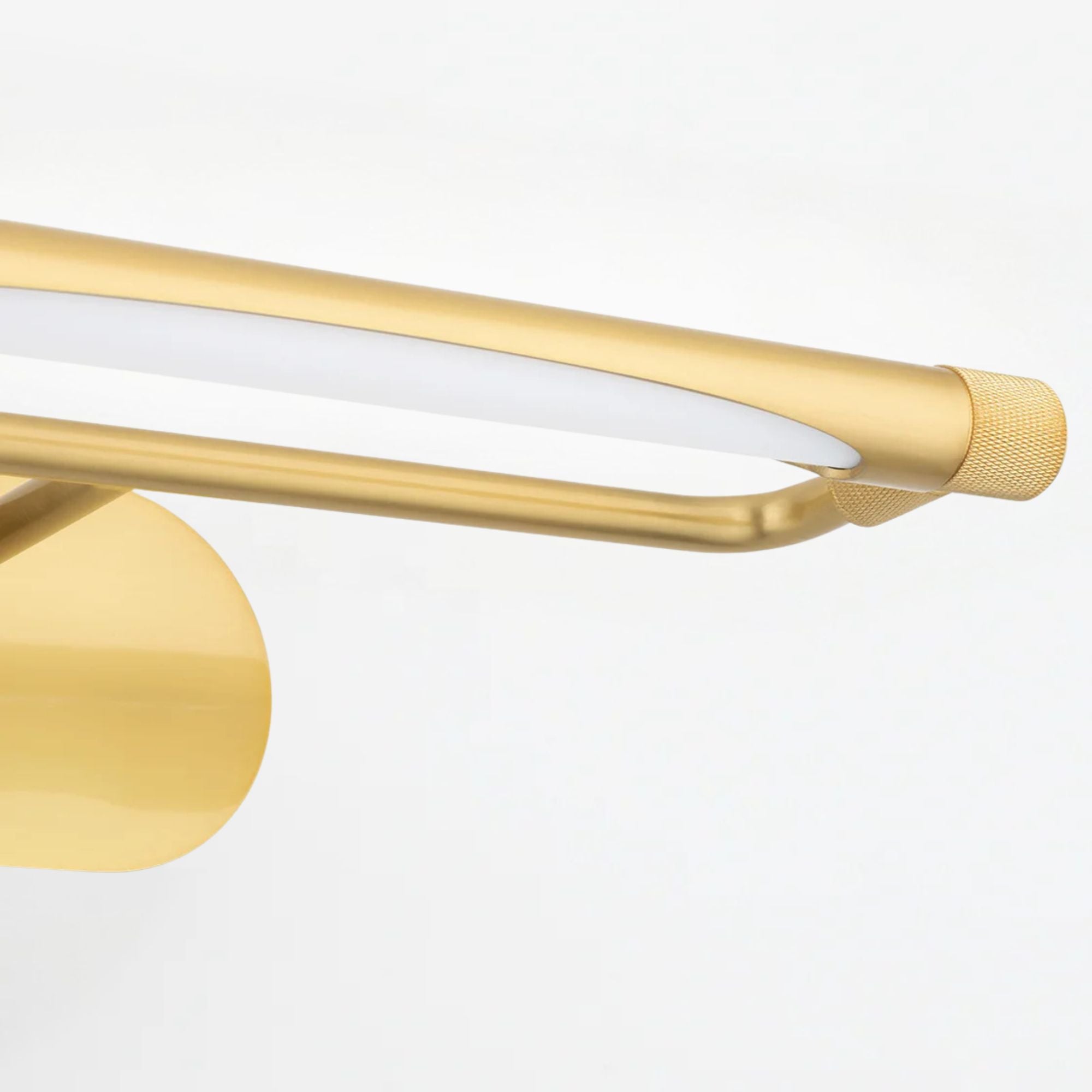 Berkshire 13" LED Picture Light, Aged Brass Finish