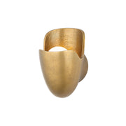 Hudson Valley Bideford 8.5 in. Wall Sconce, Aged Brass with Cast Metal Shade