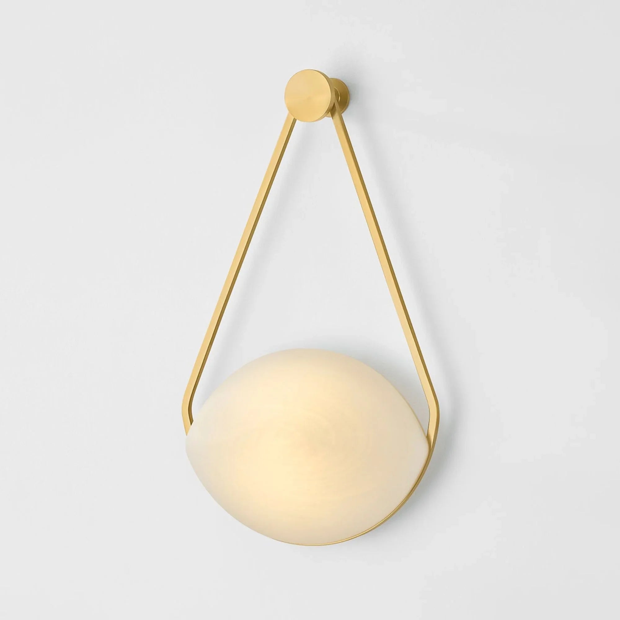 Blaina 18" LED Wall Sconce, Aged Brass Finish