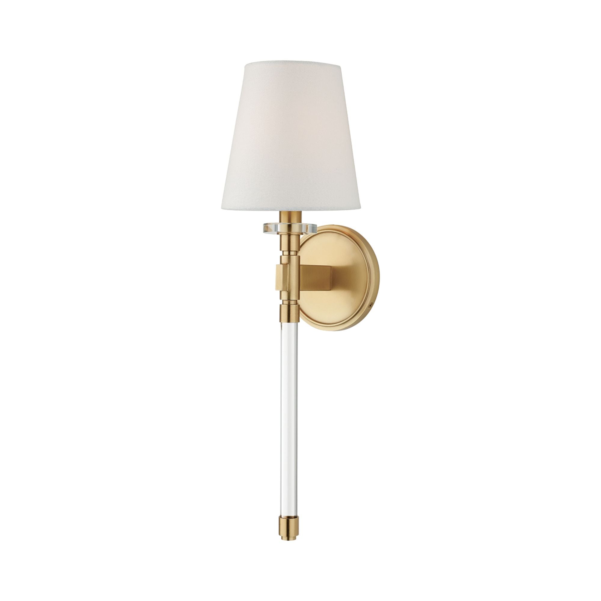 Blixen 21" Wall Sconce, Aged Brass Finish