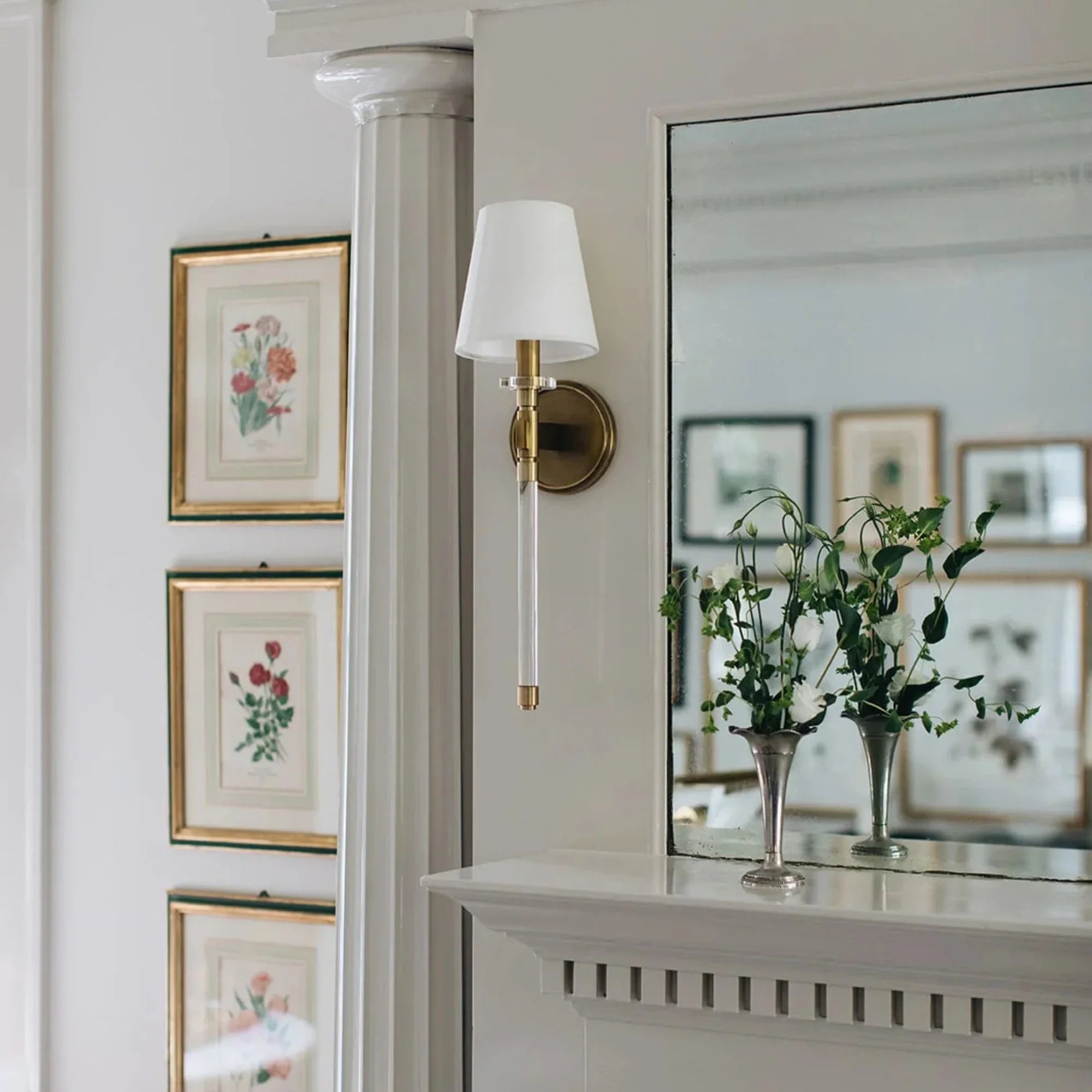 Hudson Valley Lighting - Blixen 21" Wall Sconce, Aged Brass Finish | Bees Lighting