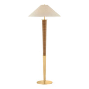 Bohicket 68" Floor Lamp, Aged Brass Finish