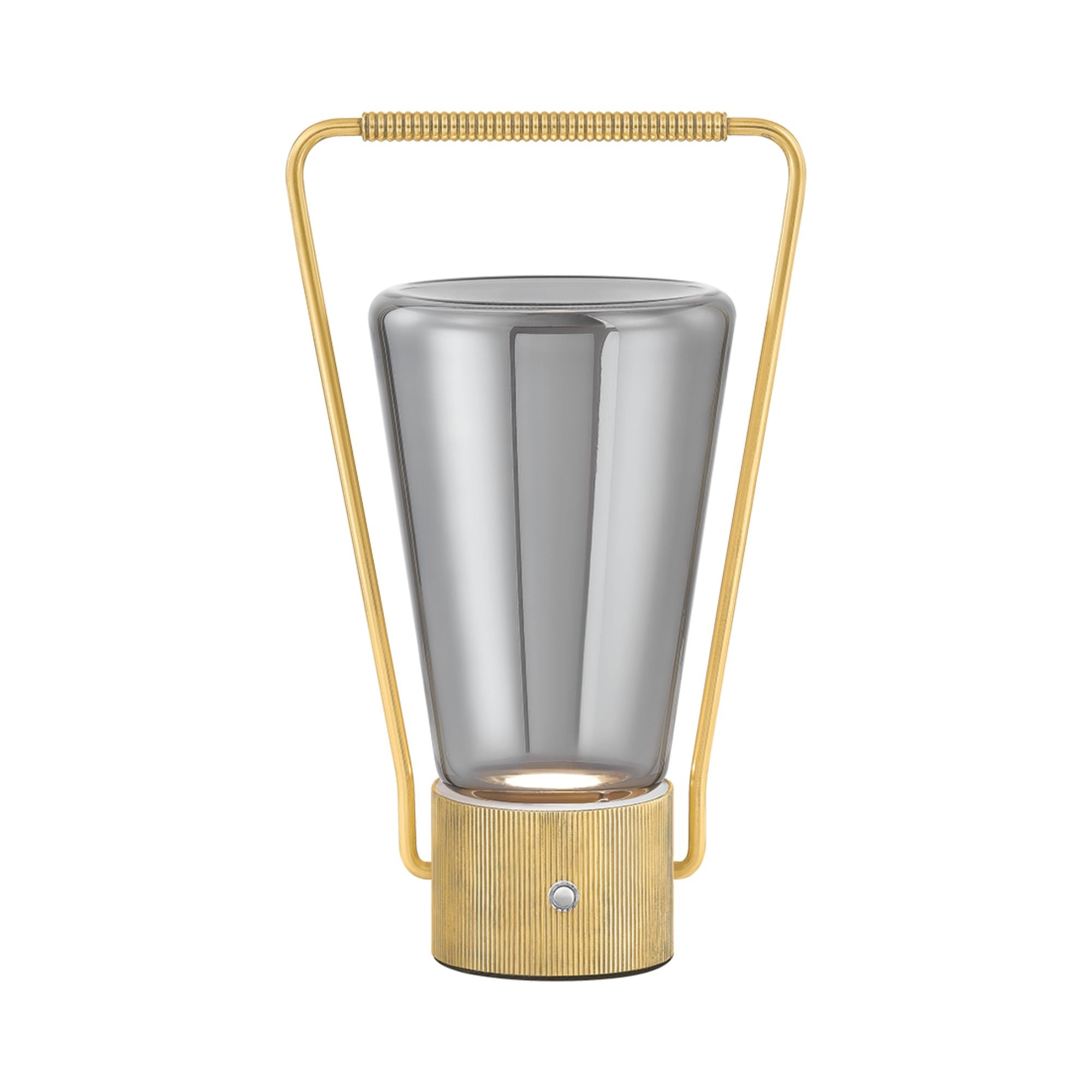 Booker 11" LED Table Lamp, Aged Brass Finish