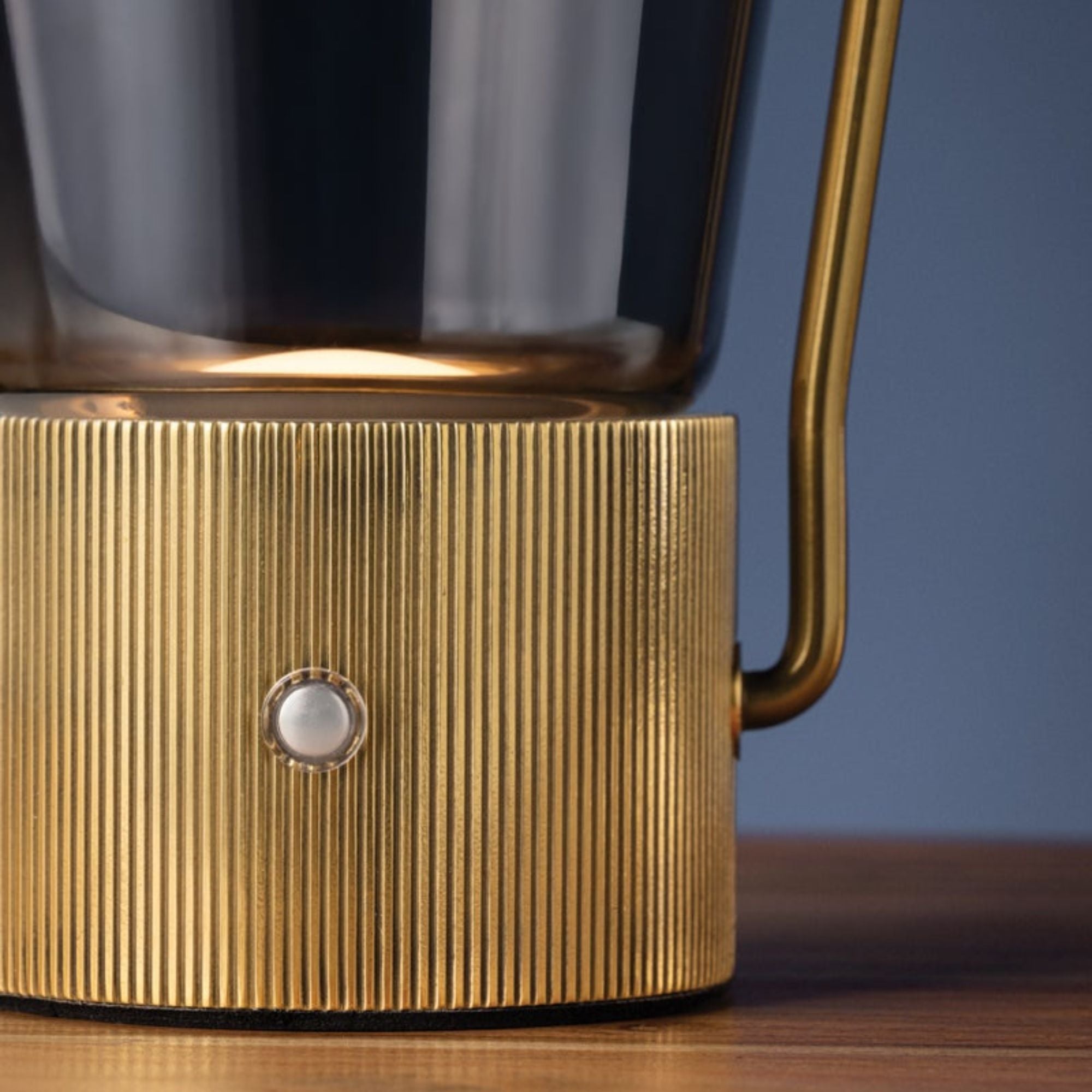 Booker 11" LED Table Lamp, Aged Brass Finish