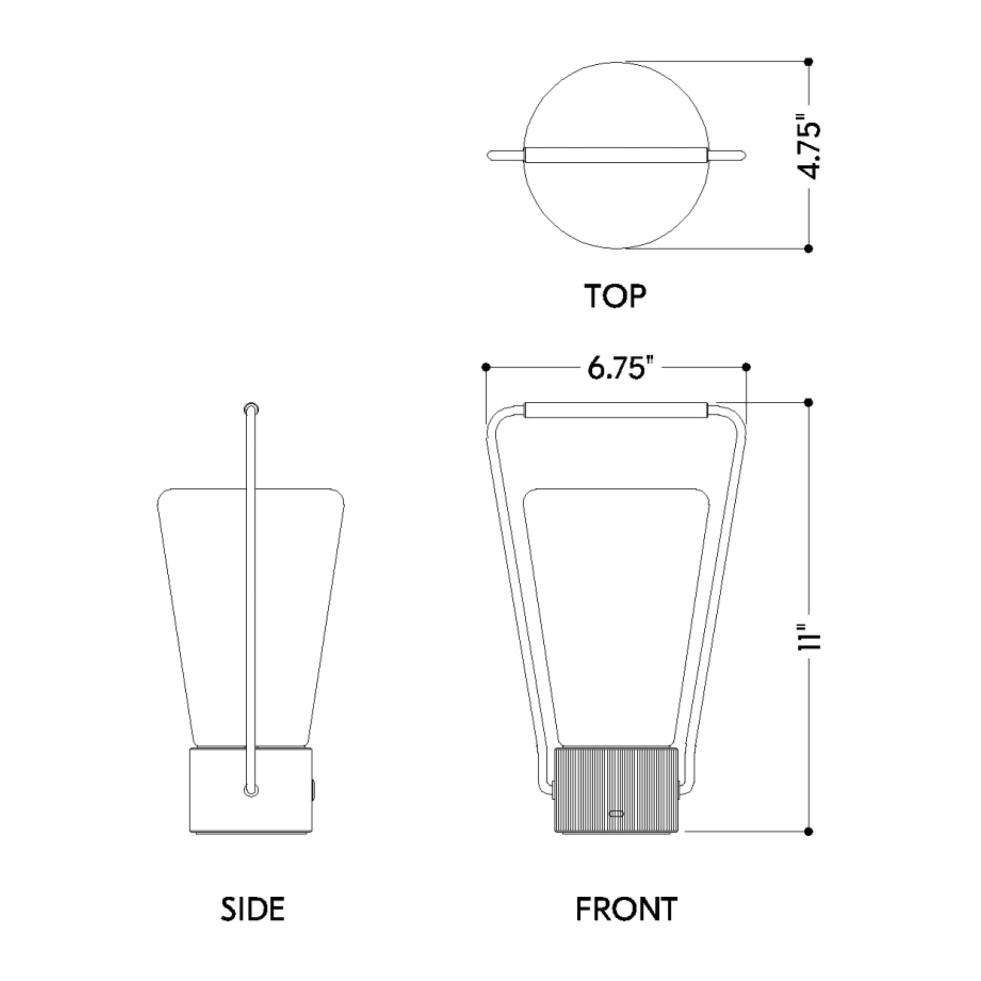 Booker 11" LED Table Lamp, Aged Brass Finish