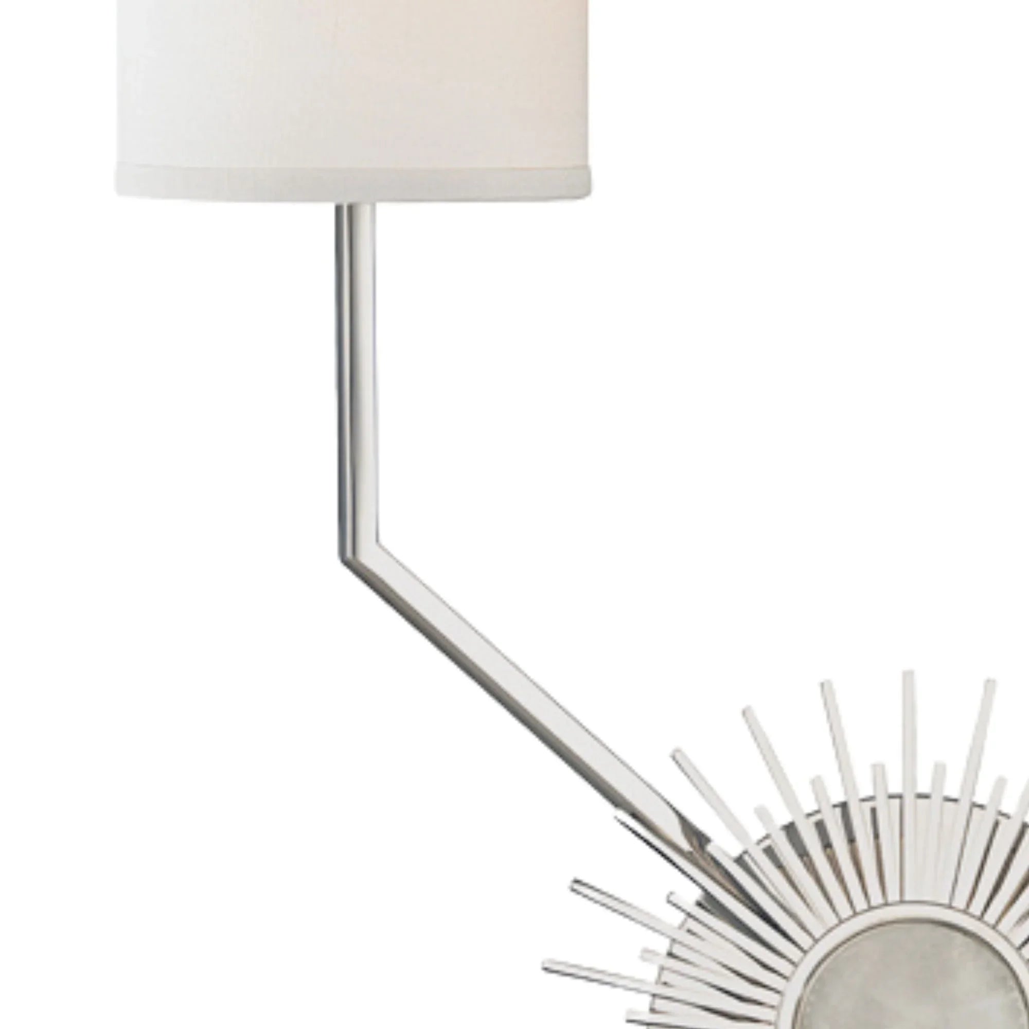 Borland 18" 2-Light Wall Sconce, Polished Nickel Finish