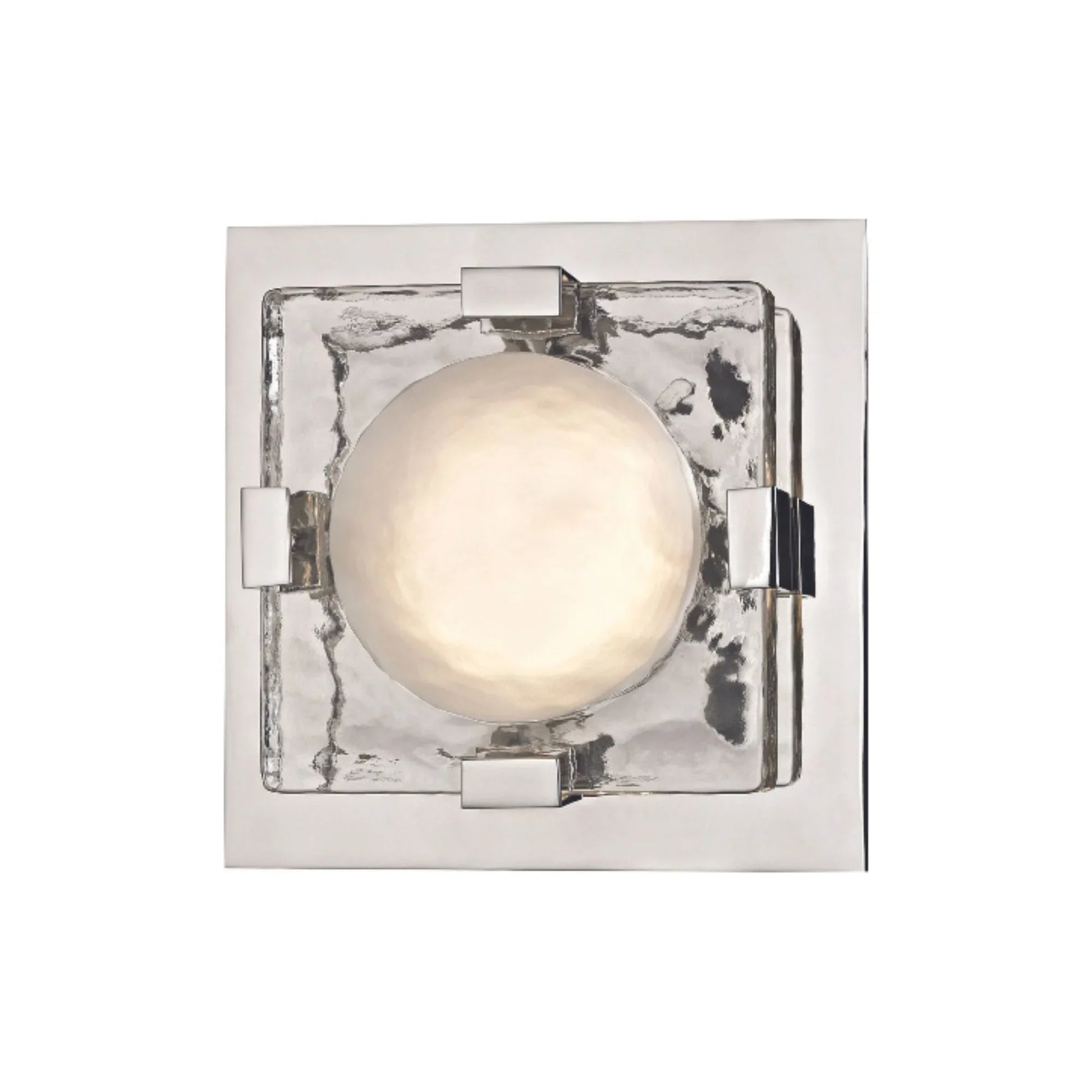 Hudson Valley Lighting - Bourne 8" LED Wall Sconce, Polished Nickel Finish | Bees Lighting