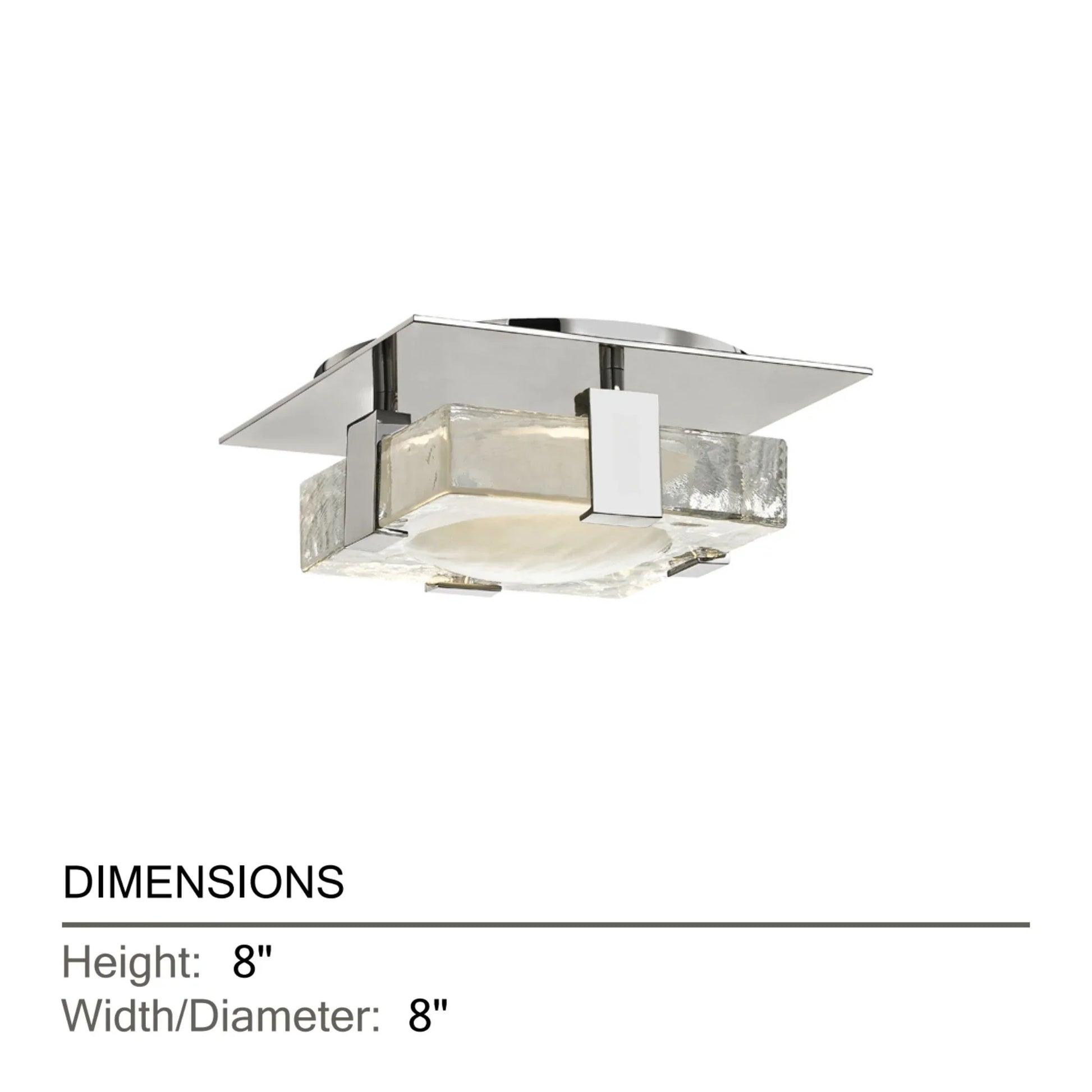 Hudson Valley Lighting - Bourne 8" LED Wall Sconce, Polished Nickel Finish | Bees Lighting