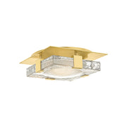 Bourne 11" LED Wall Sconce, Aged Brass Finish