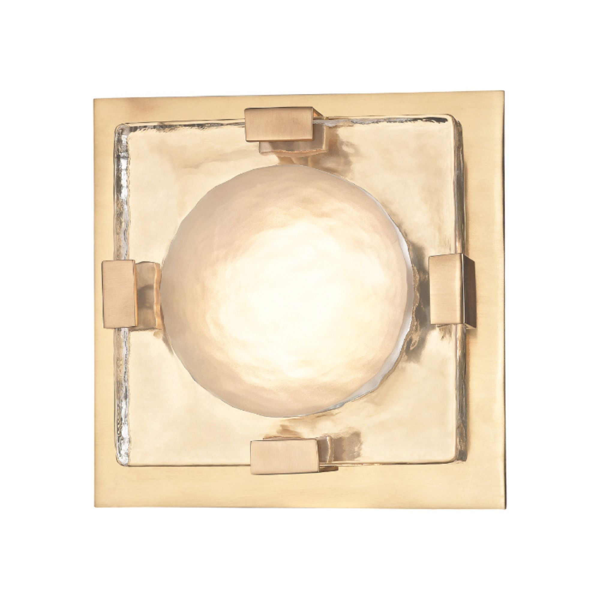 Bourne 11" LED Wall Sconce, Aged Brass Finish