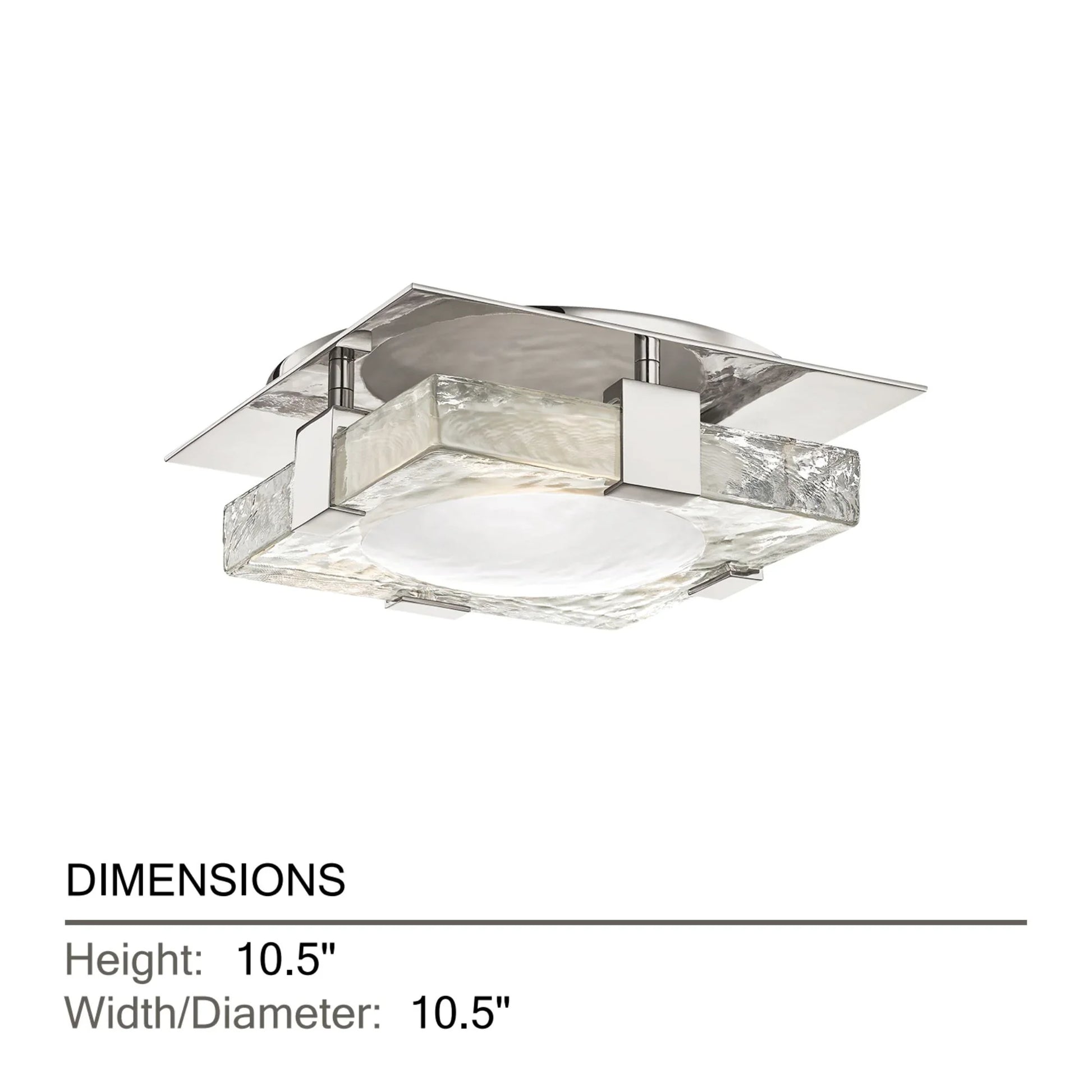 Hudson Valley Lighting - Bourne 11" LED Wall Sconce, Polished Nickel Finish | Bees Lighting