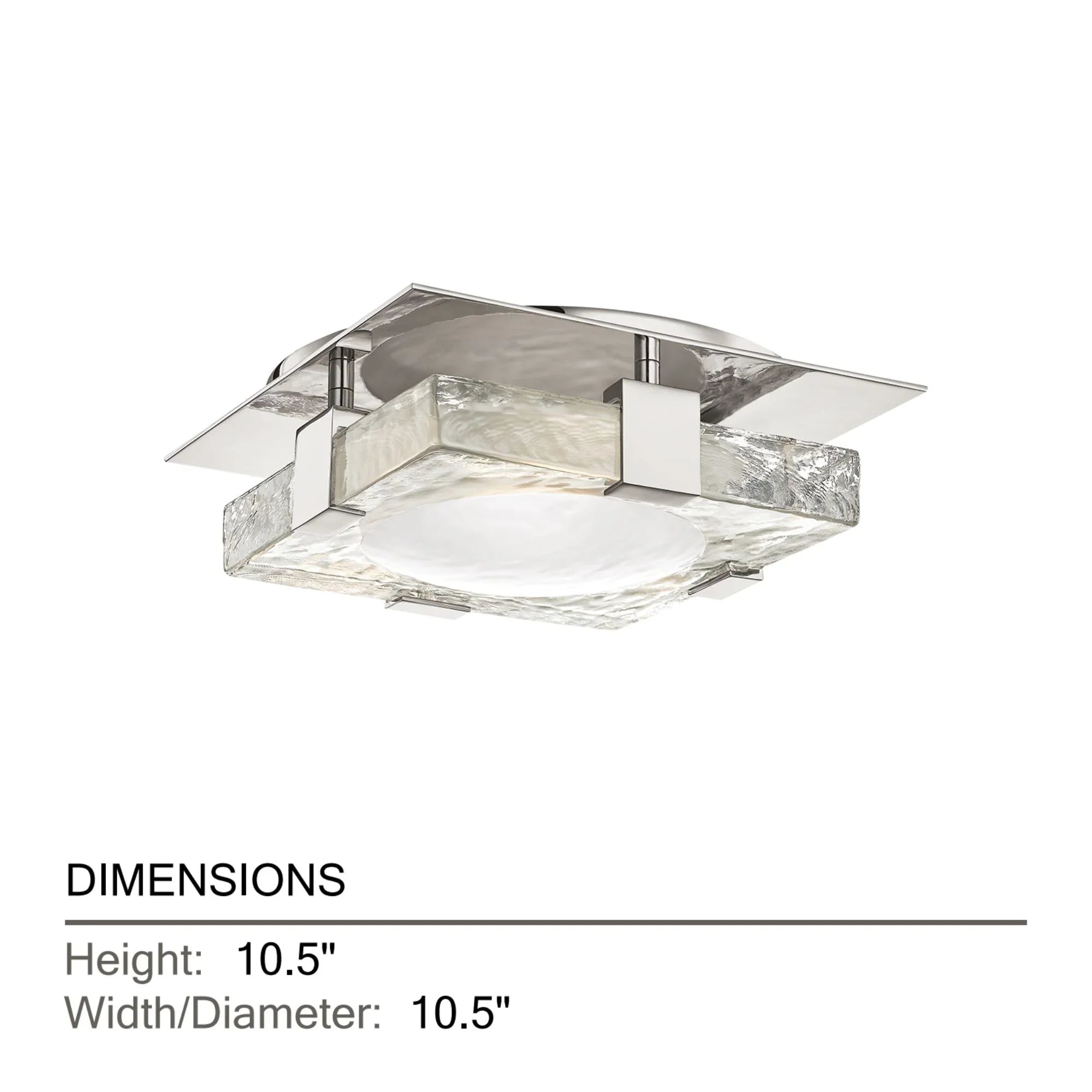 Hudson Valley Lighting - Bourne 11" LED Wall Sconce, Polished Nickel Finish | Bees Lighting