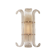 Brasher 16" Wall Sconce, Aged Brass Finish