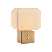Hudson Valley Brice 19.5 in. Table Lamp, Polished Nickel with Handmade Paper Shade