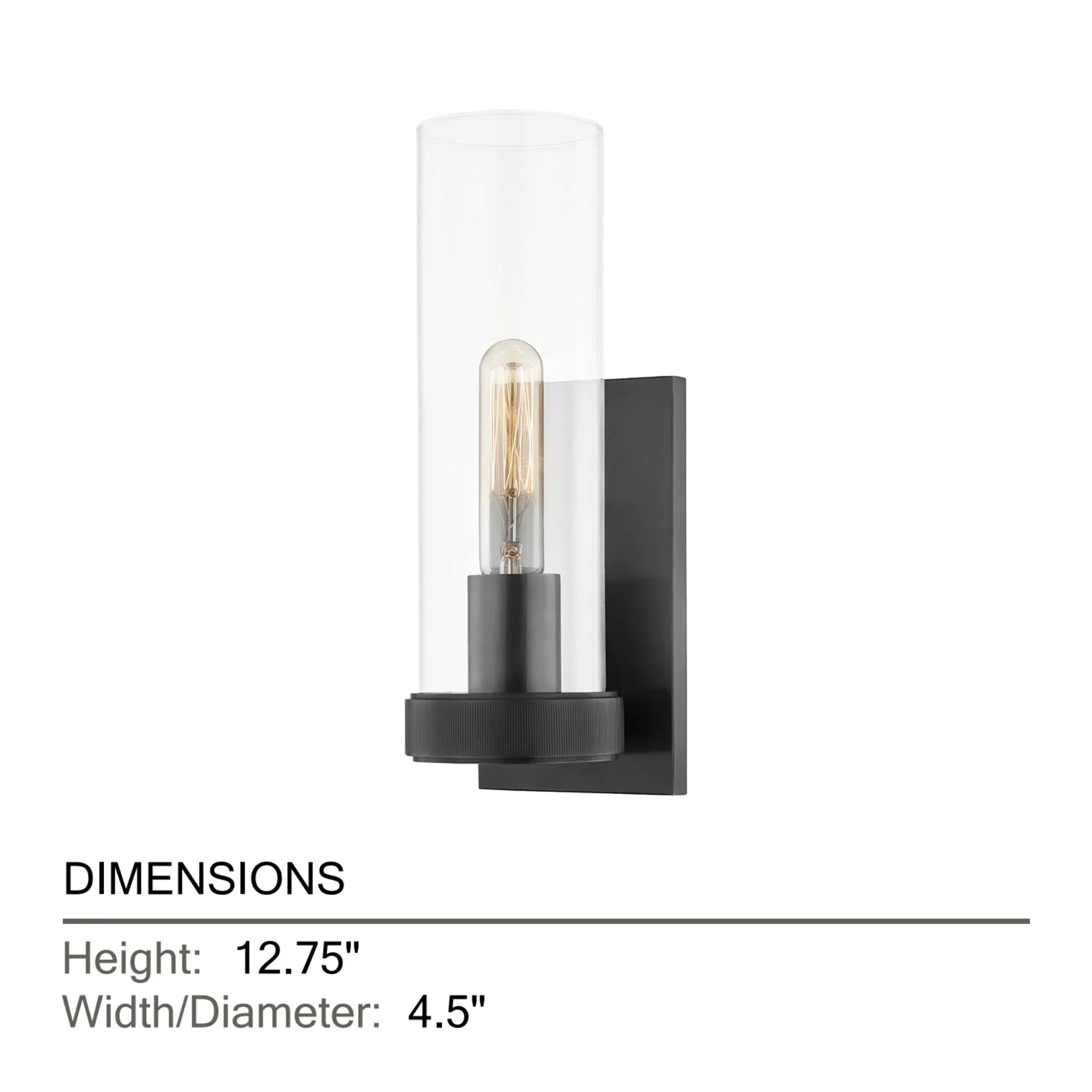 Hudson Valley Lighting - Briggs 13" Wall Sconce, Old Bronze Finish | Bees Lighting