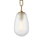 Bruckner 17" Pendant, Aged Brass Finish
