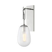 Bruckner 19" Wall Sconce, Polished Nickel Finish