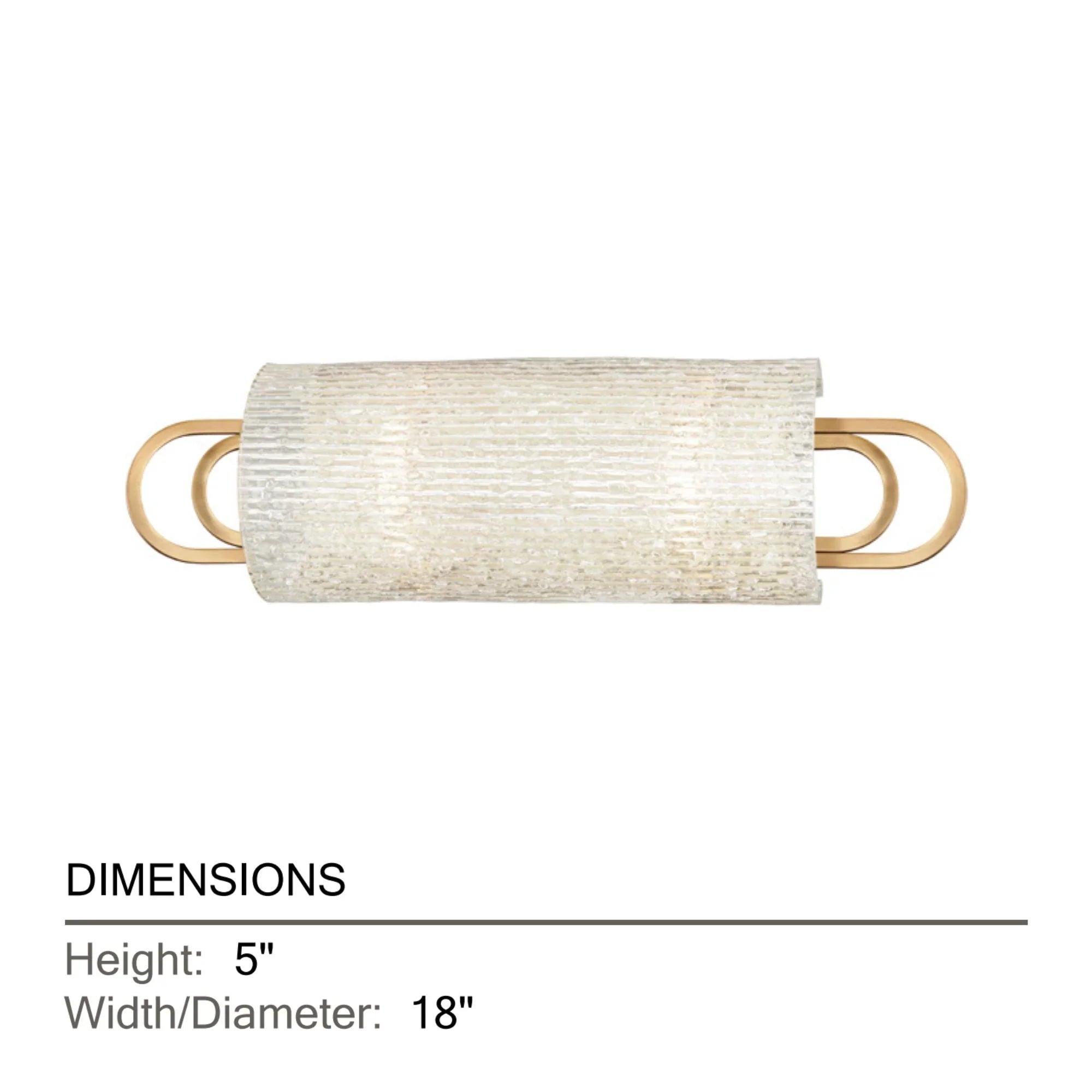 Hudson Valley Lighting - Buckley 18" Bath and Vanity Light, Aged Brass Finish | Bees Lighting