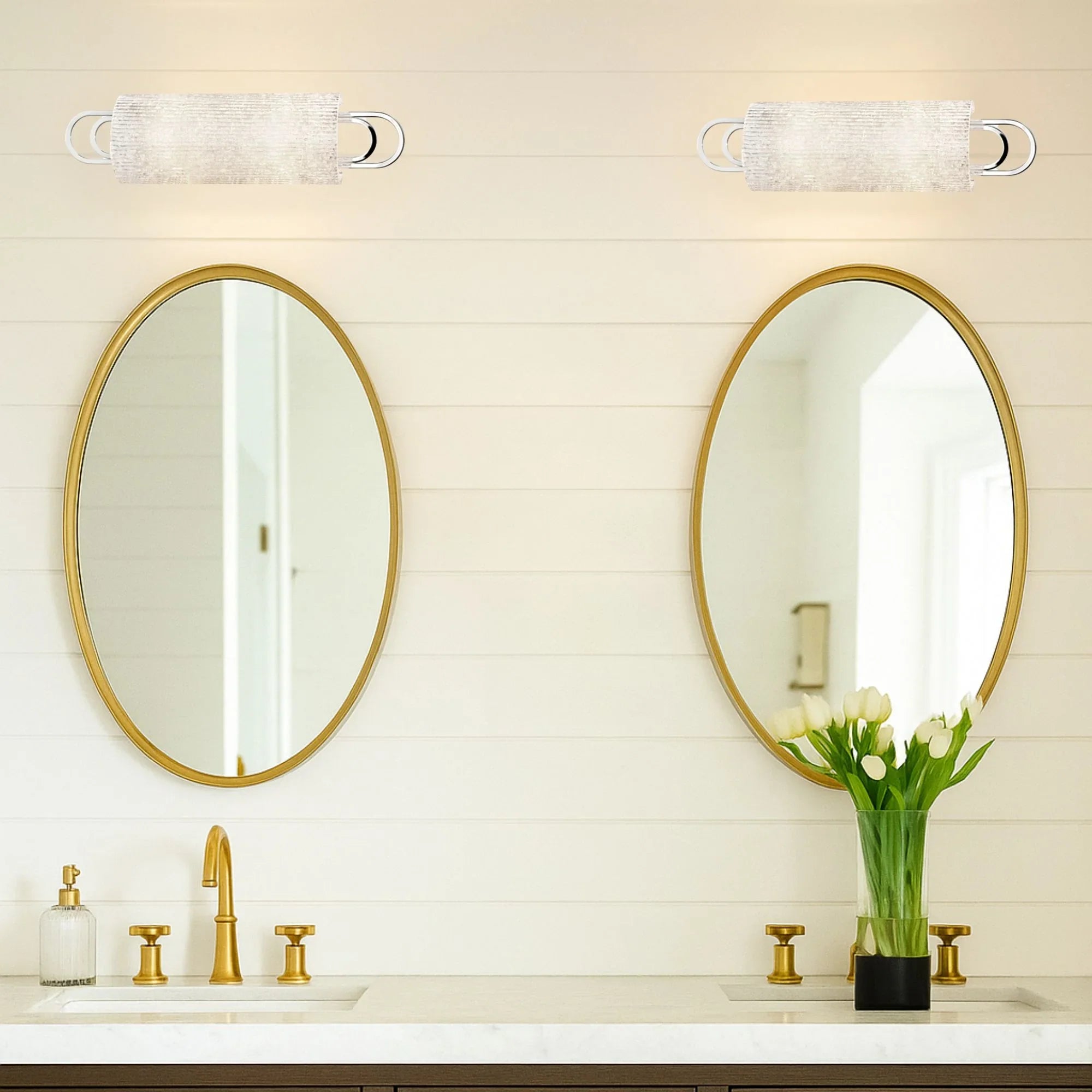 Buckley 18" Bath and Vanity Light, Polished Nickel Finish