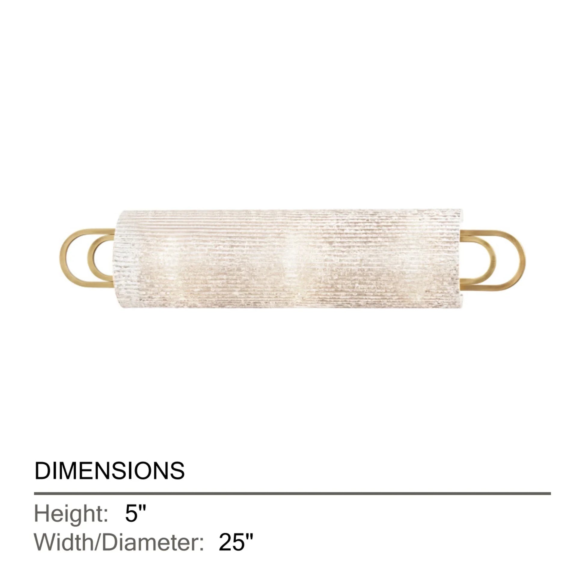 Hudson Valley Lighting - Buckley 25" Bath and Vanity Light, Aged Brass Finish | Bees Lighting