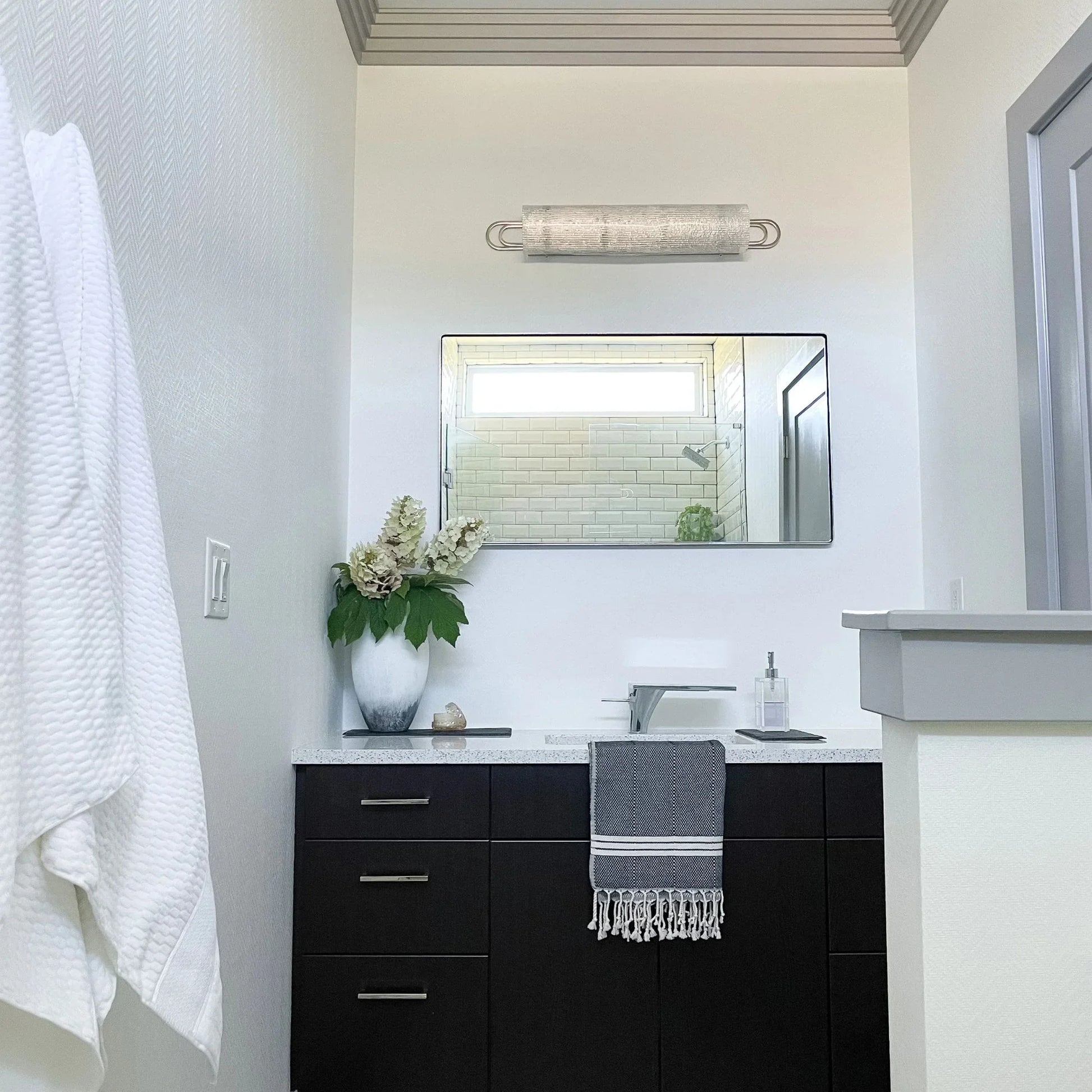 Hudson Valley Lighting - Buckley 31" Bath and Vanity Light, Polished Nickel Finish | Bees Lighting