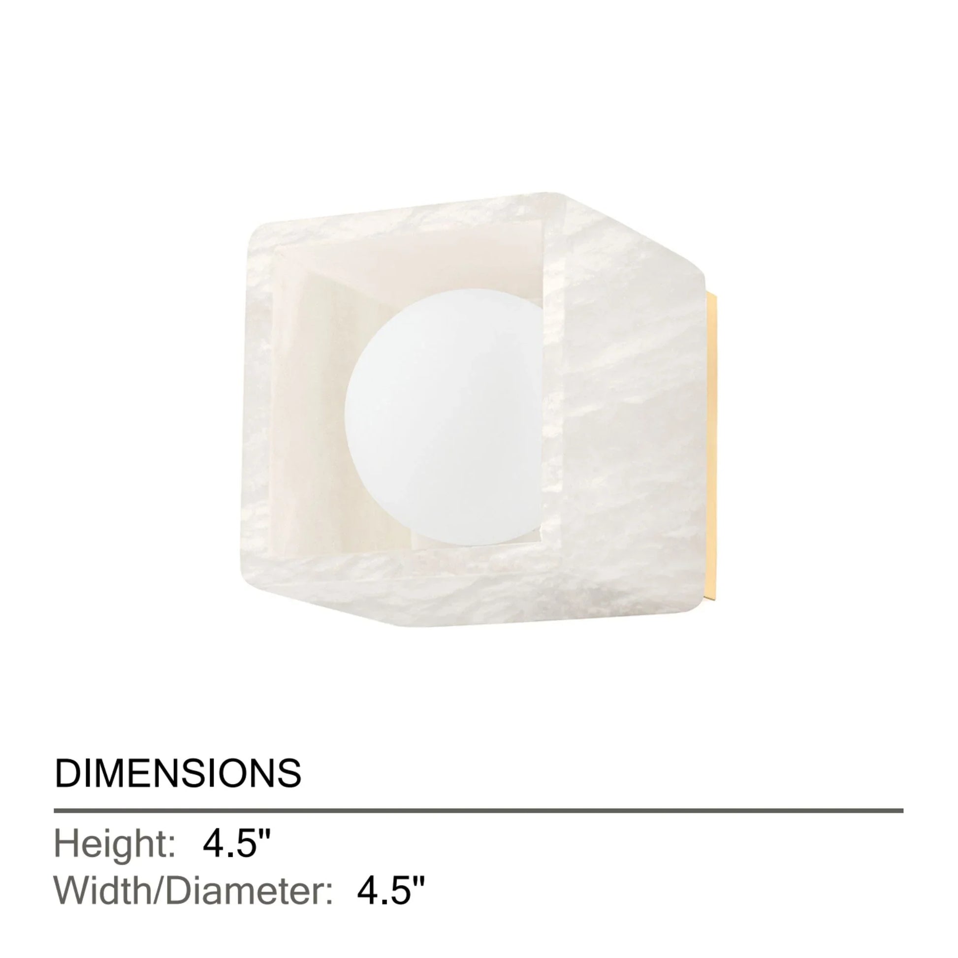 Hudson Valley Lighting - Budnick 5" LED Bath and Vanity Light, Aged Brass Finish | Bees Lighting