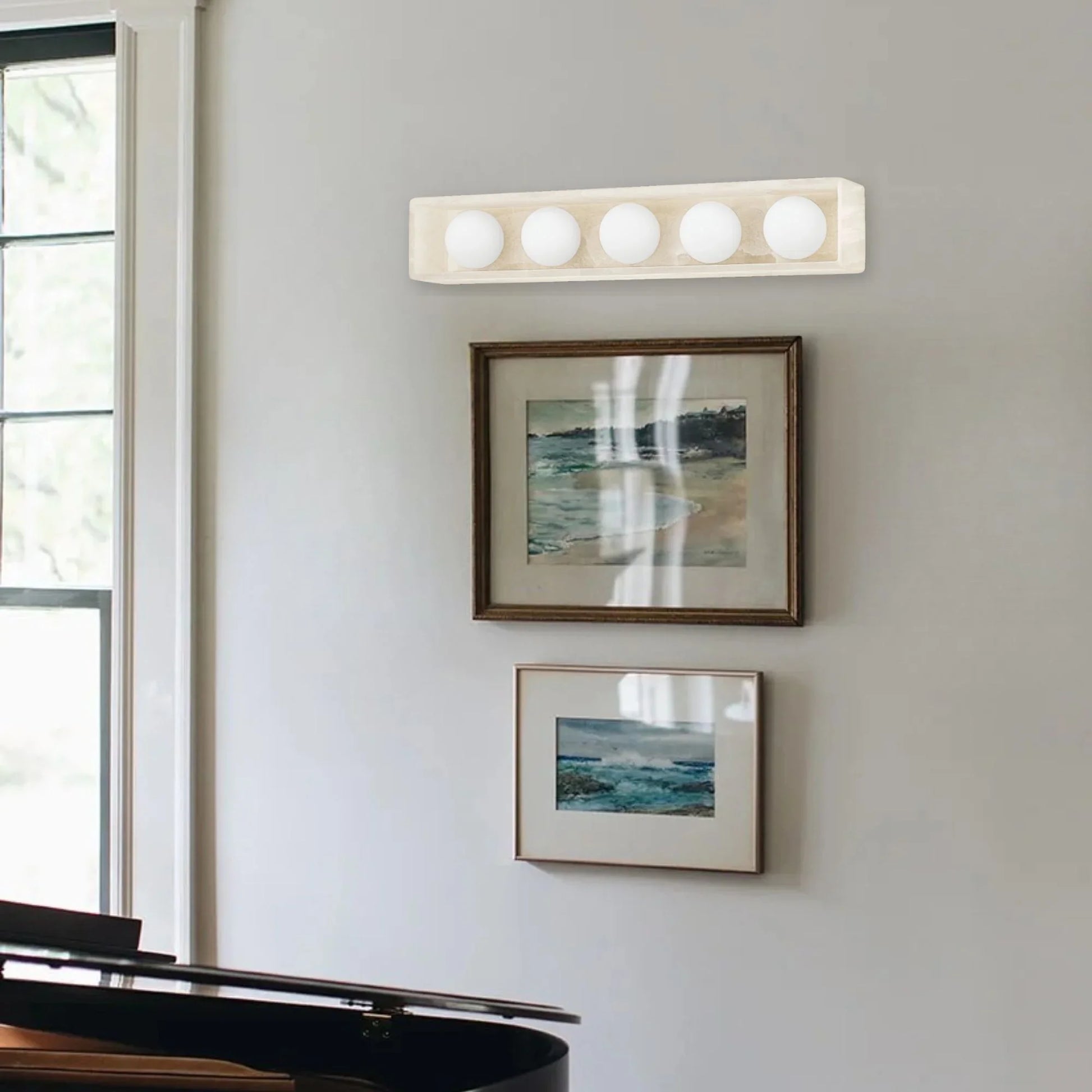 Hudson Valley Lighting - Budnick 25" LED Bath and Vanity Light, Aged Brass Finish | Bees Lighting