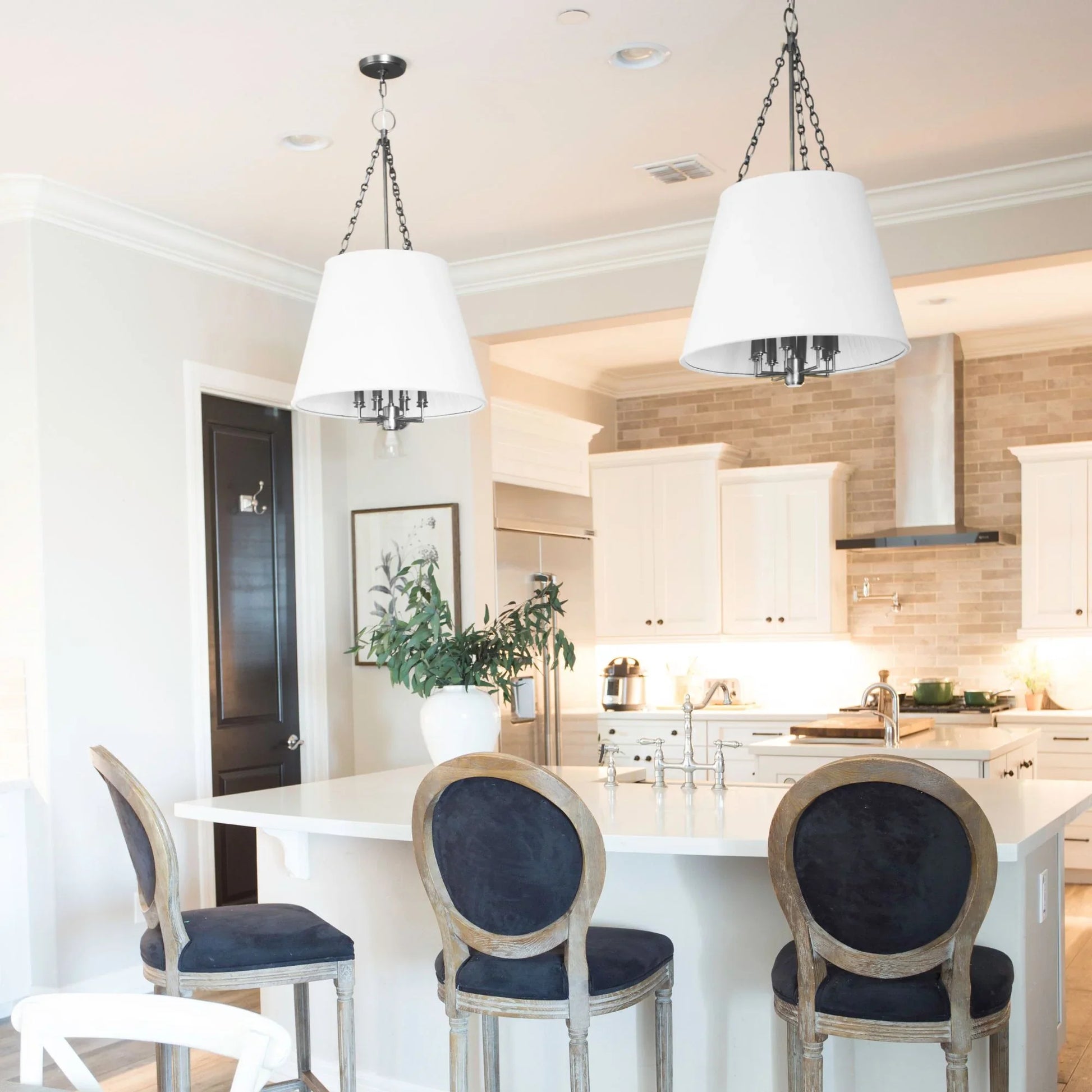 Hudson Valley Lighting - Burdett 24" 4-Light Pendant, Old Bronze Finish | Bees Lighting