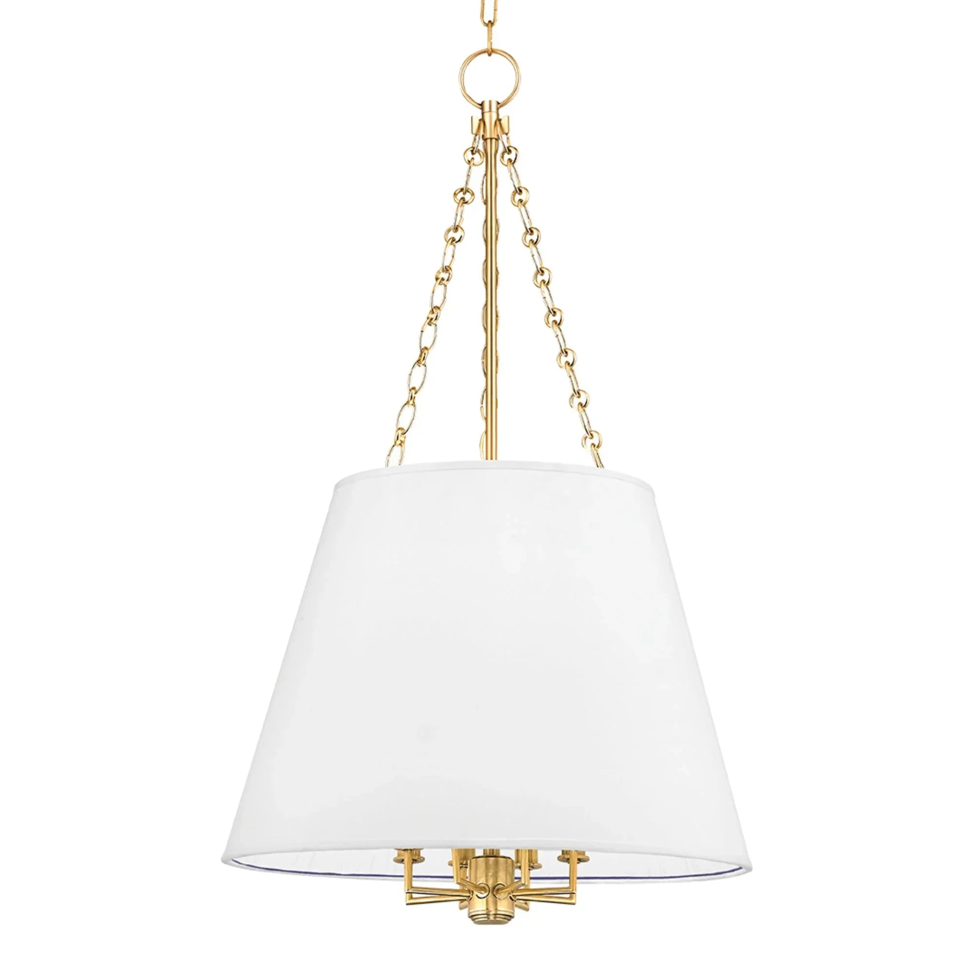 Burdett 36" 8-Light Pendant, Aged Brass Finish
