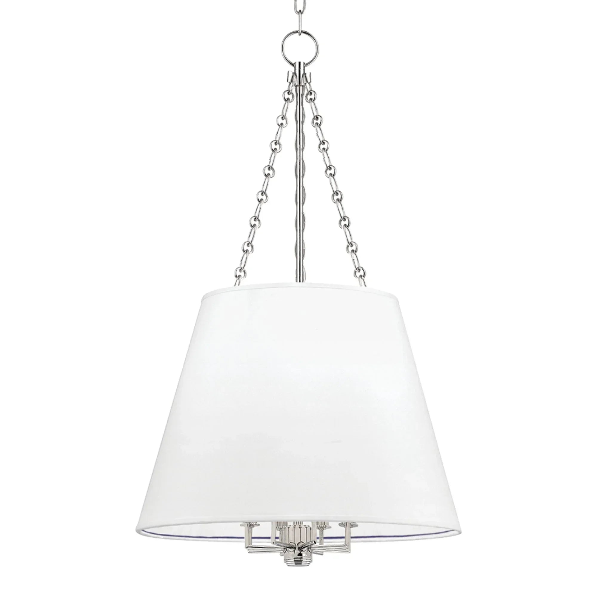 Burdett 36" 8-Light Pendant, Polished Nickel Finish