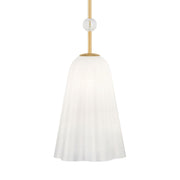 Cambria Heights 20" Pendant, Aged Brass Finish