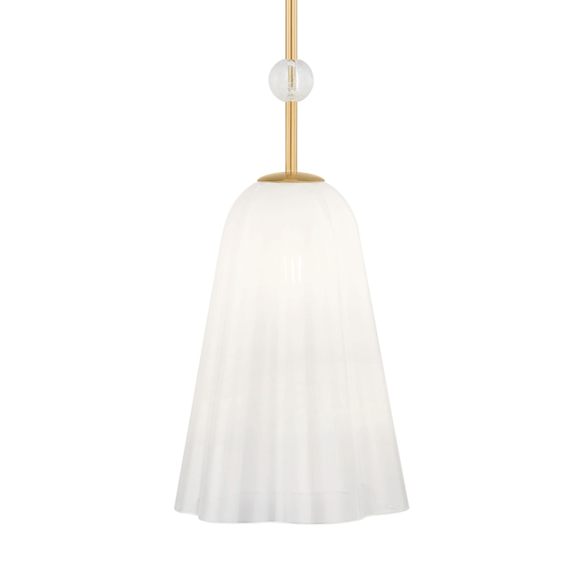Cambria Heights 20" Pendant, Aged Brass Finish