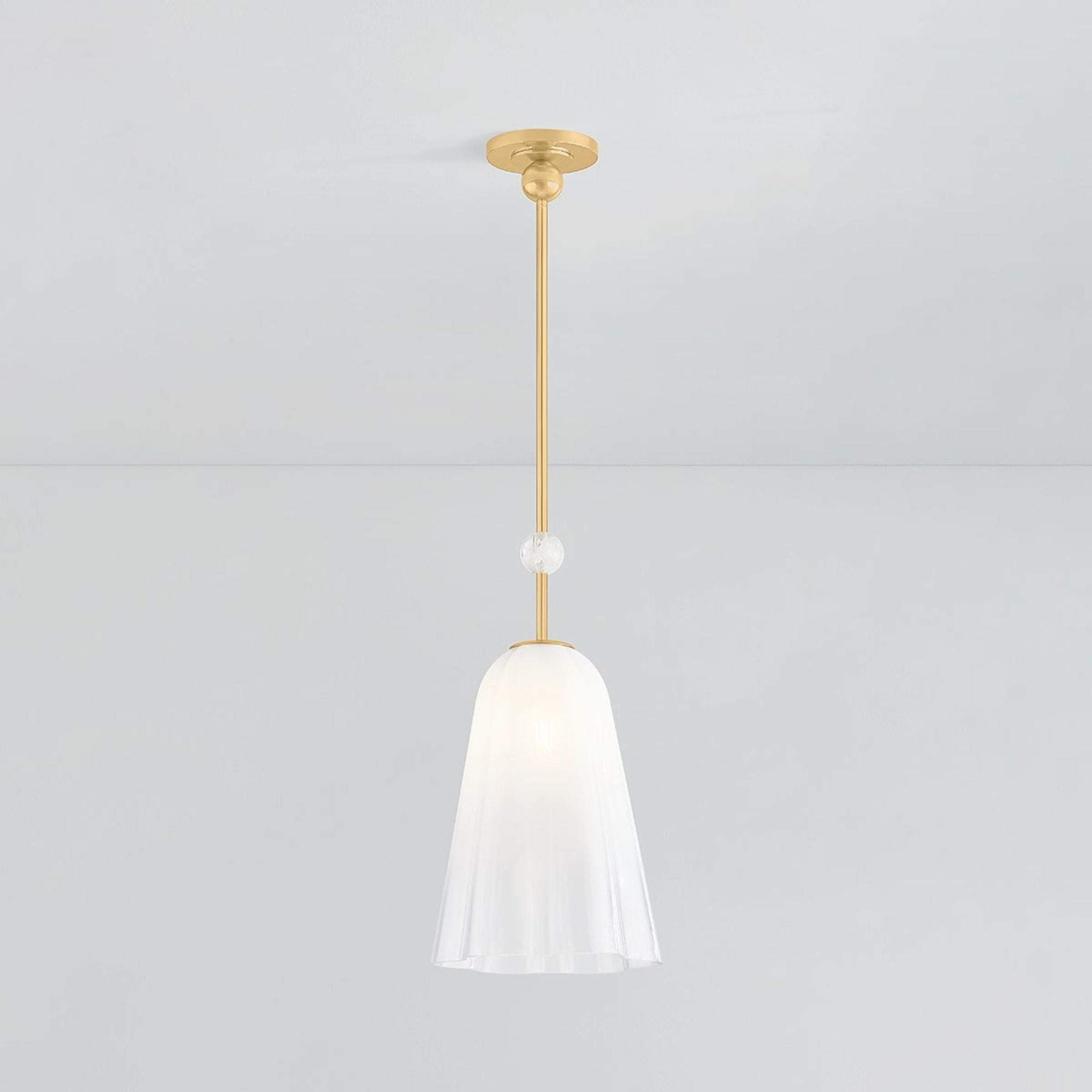 Cambria Heights 20" Pendant, Aged Brass Finish