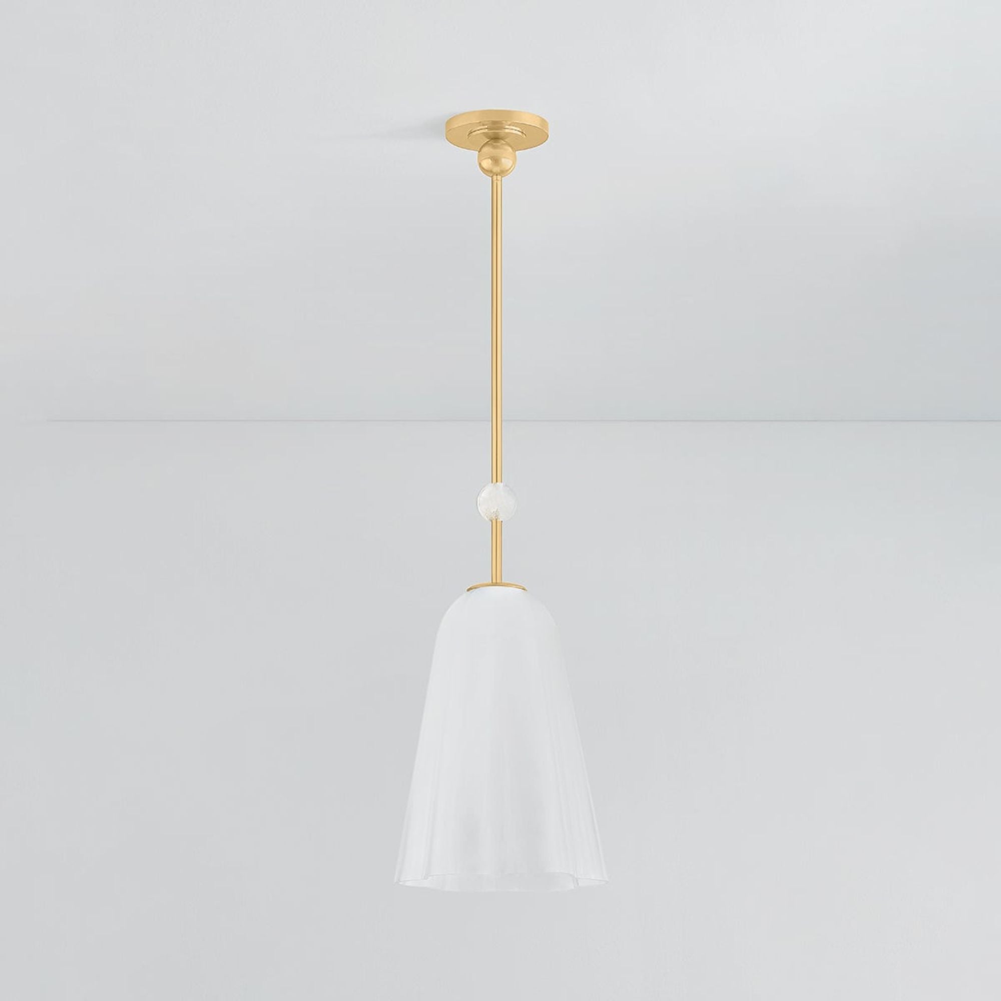 Cambria Heights 20" Pendant, Aged Brass Finish