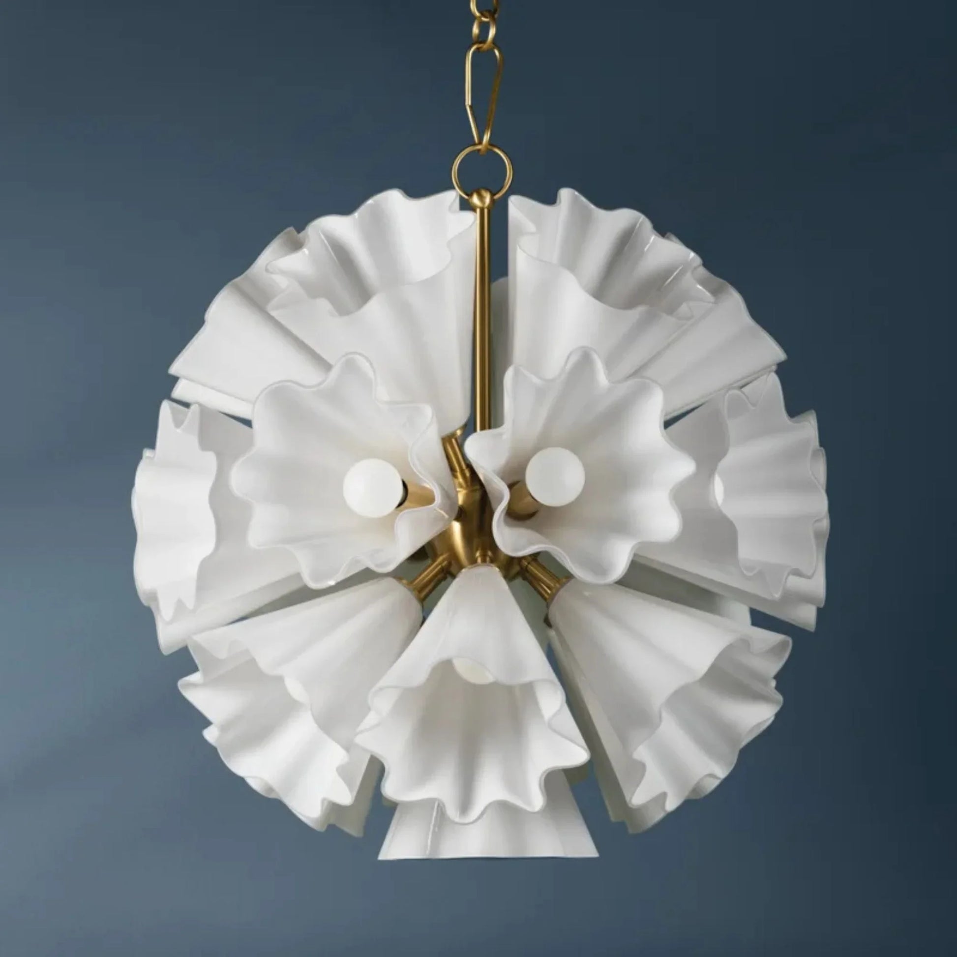 Hudson Valley Lighting - Capri 25" 22-Light Chandelier, Aged Brass Finish | Bees Lighting