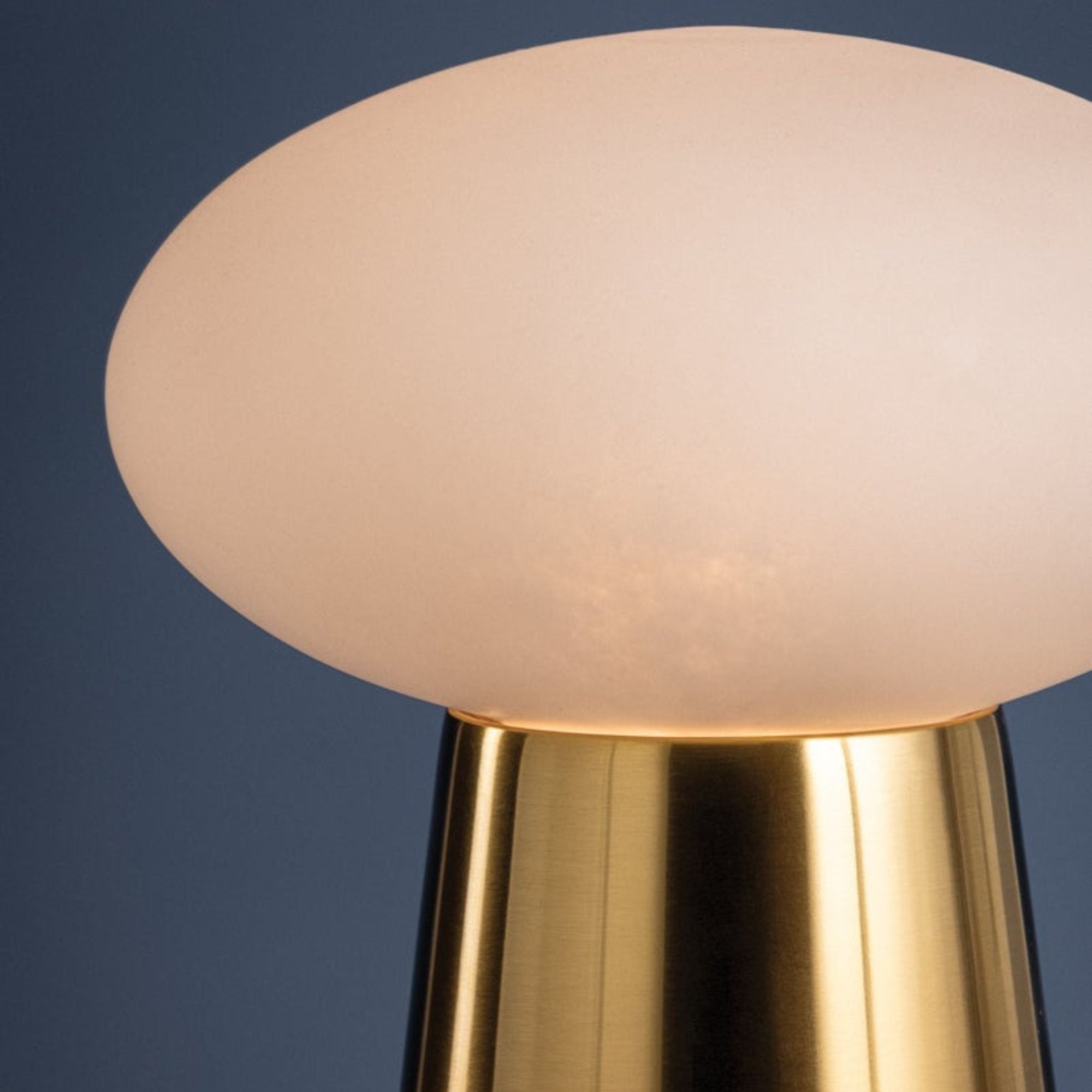 Cashel 10" LED Table Lamp, Aged Brass Finish