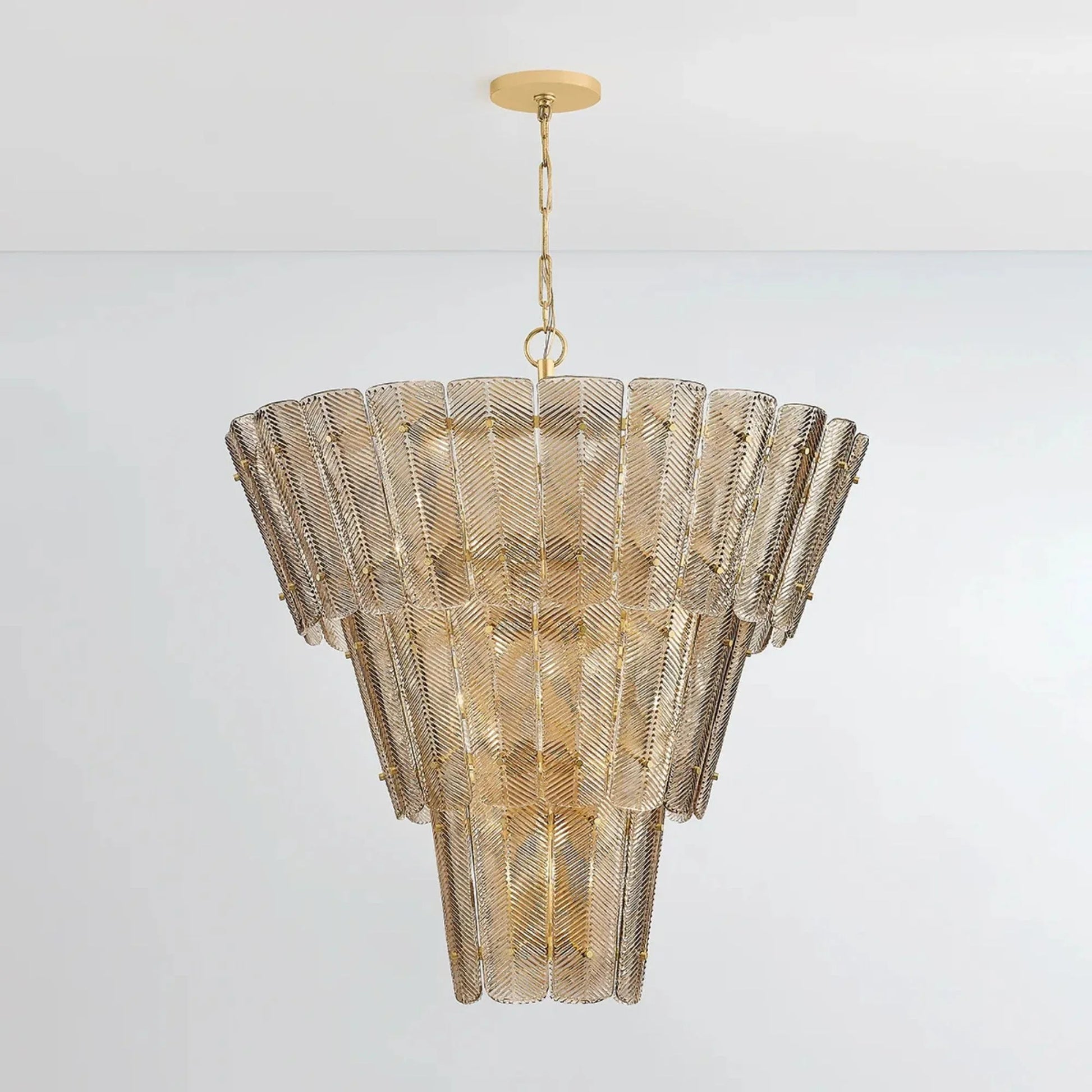 Hudson Valley Lighting - Cassian 46" 18-Light Chandelier, Vintage Gold Leaf Finish | Bees Lighting
