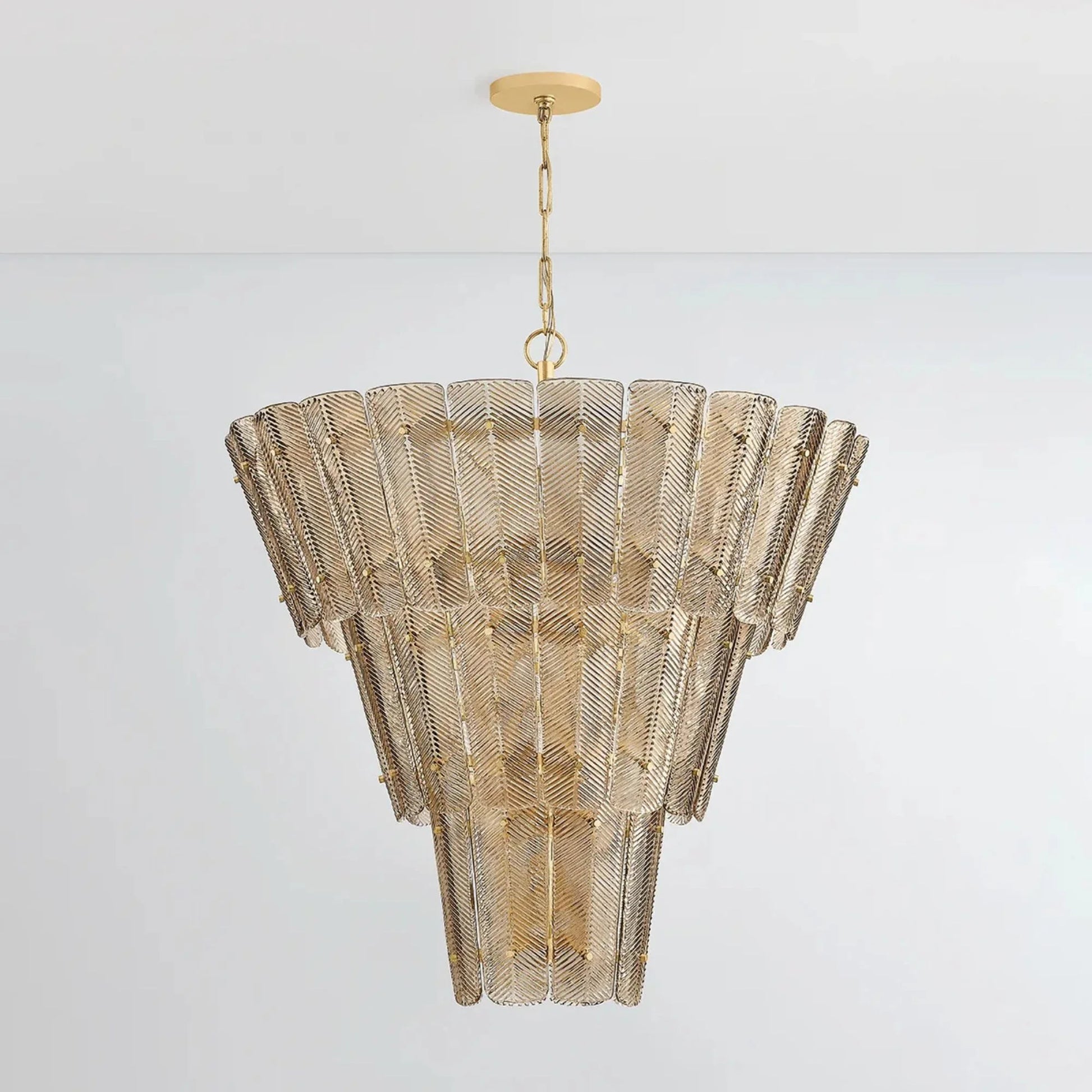 Hudson Valley Lighting - Cassian 46" 18-Light Chandelier, Vintage Gold Leaf Finish | Bees Lighting
