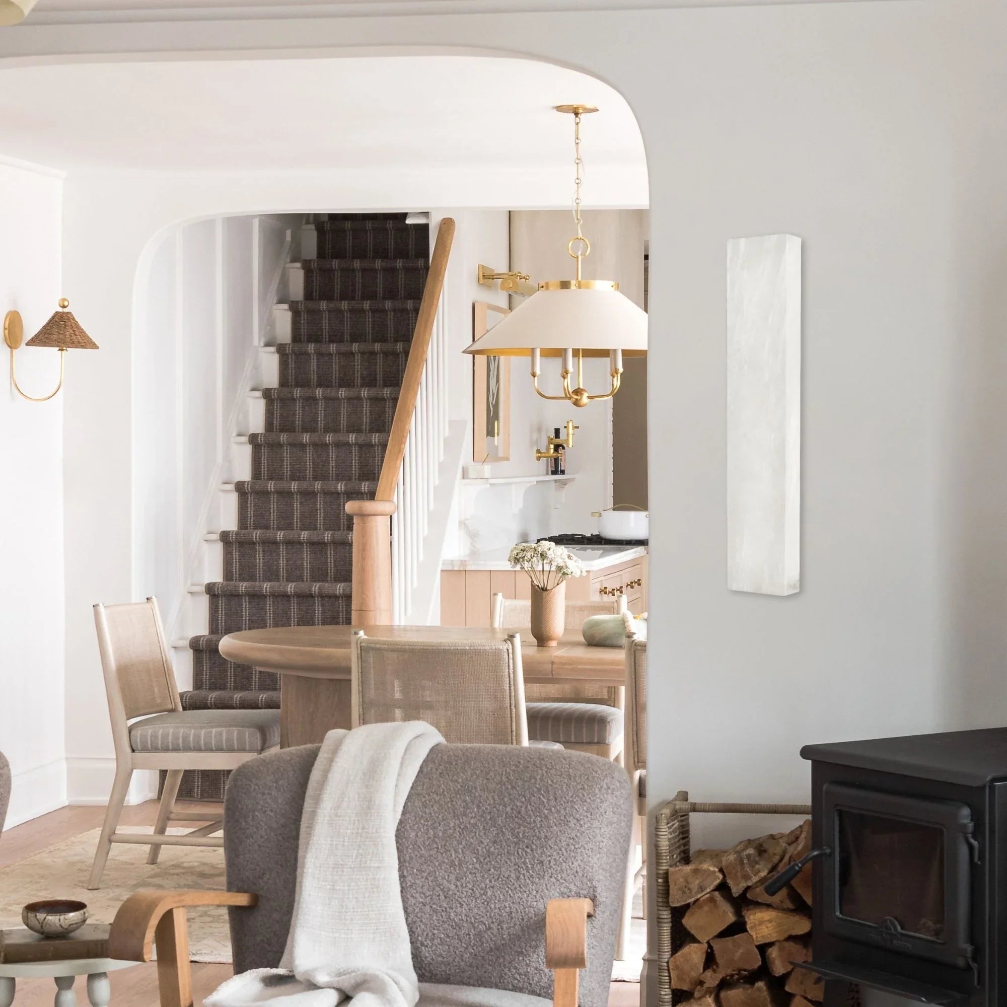 Central Park 26" LED Wall Sconce, Polished Nickel Finish