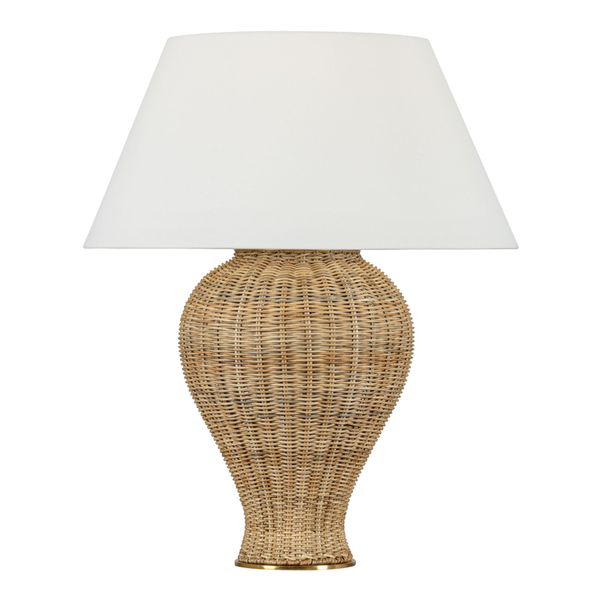 Chatsworth 30" Table Lamp, Aged Brass Finish