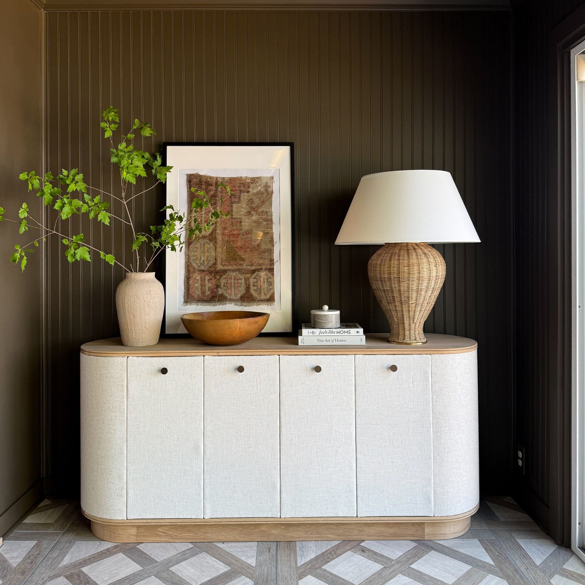 Chatsworth 30" Table Lamp, Aged Brass Finish