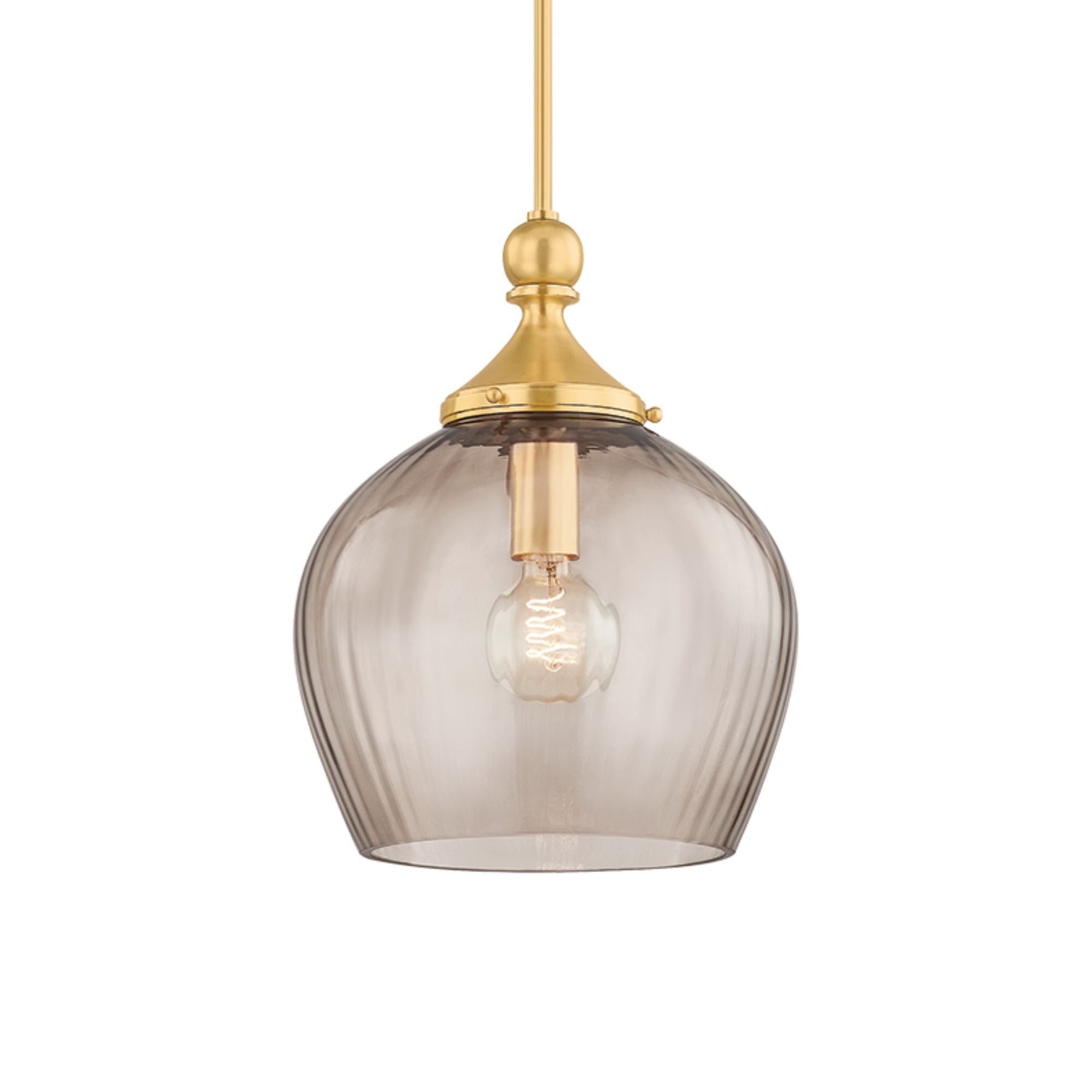 Chatton 16" Pendant, Aged Brass Finish