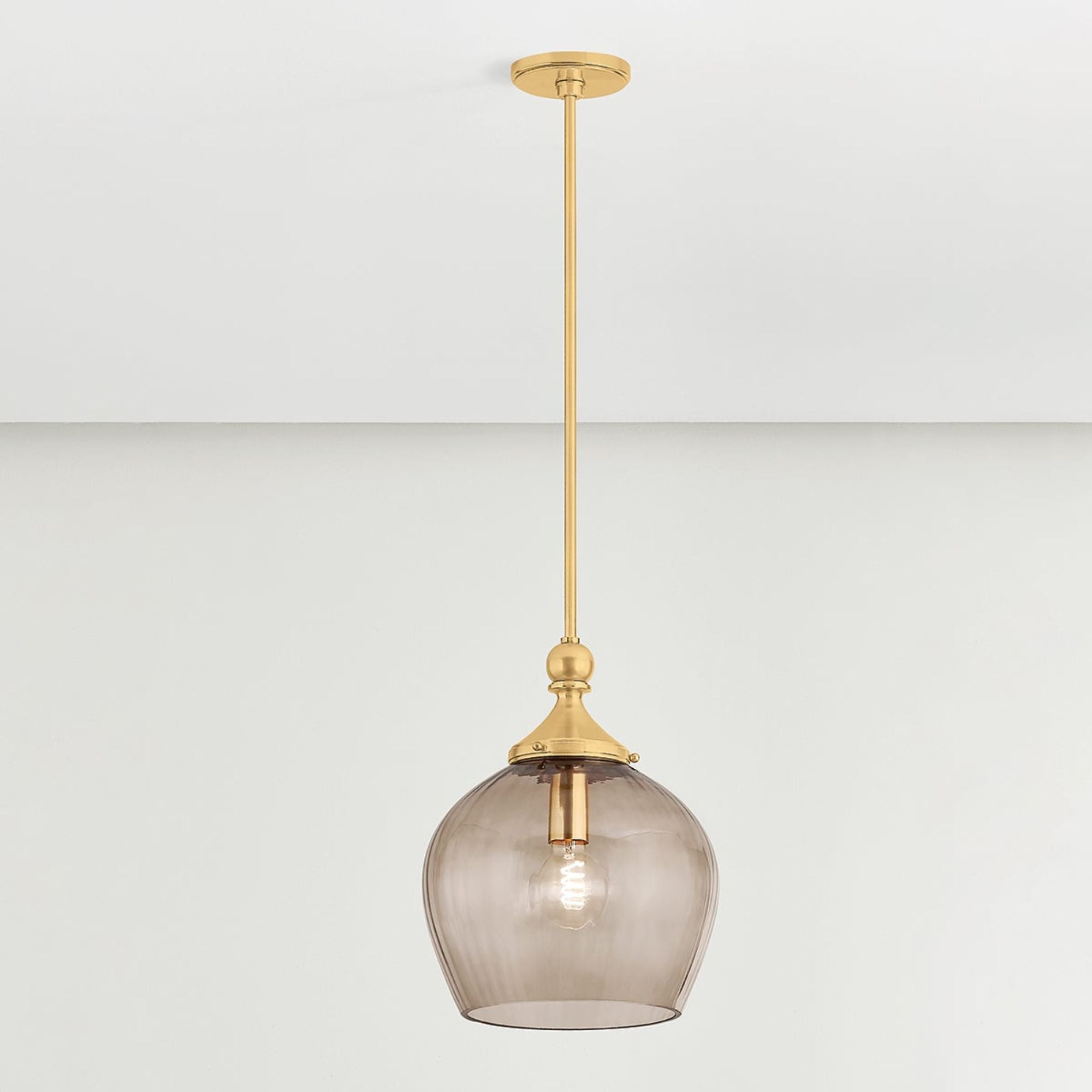 Chatton 16" Pendant, Aged Brass Finish