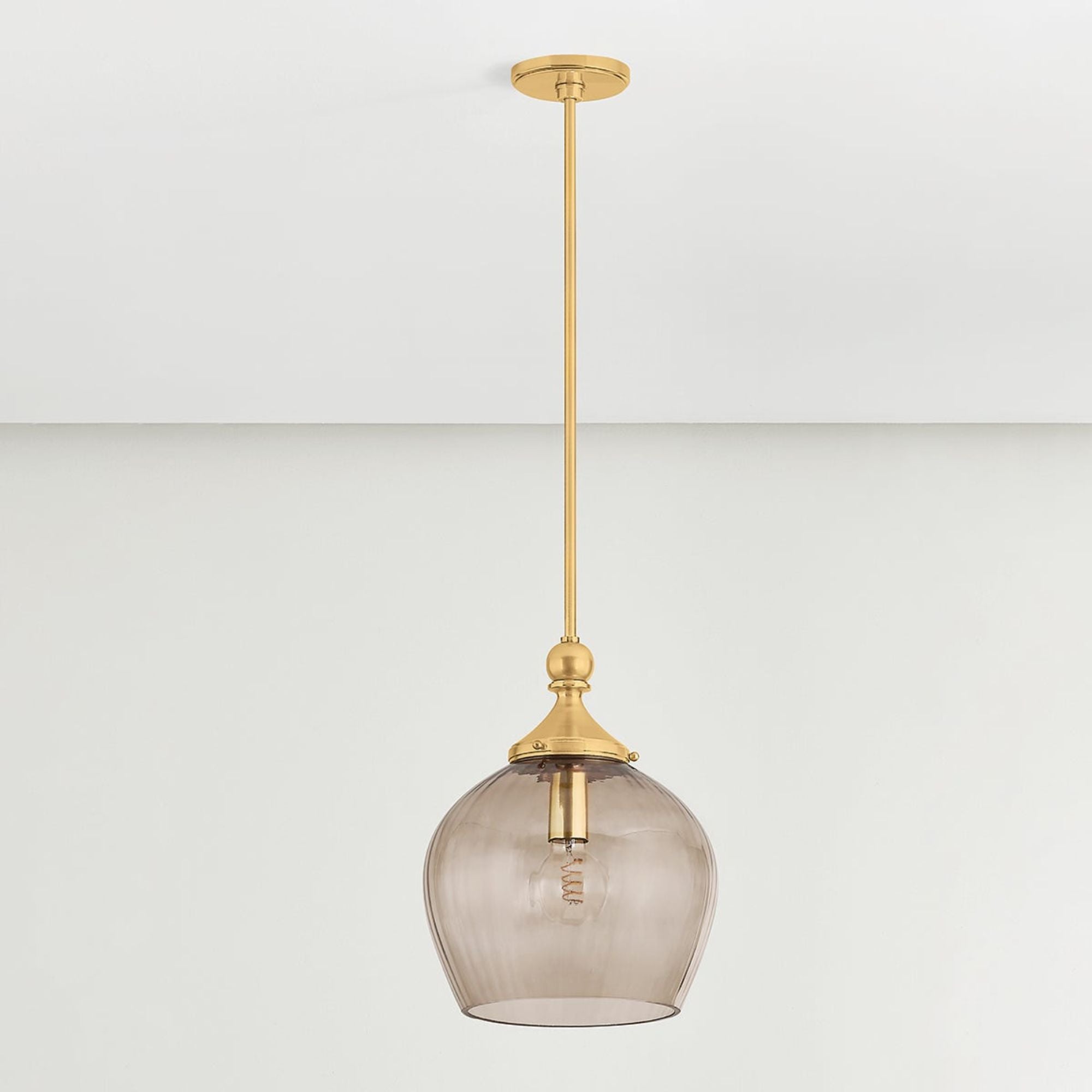 Chatton 16" Pendant, Aged Brass Finish