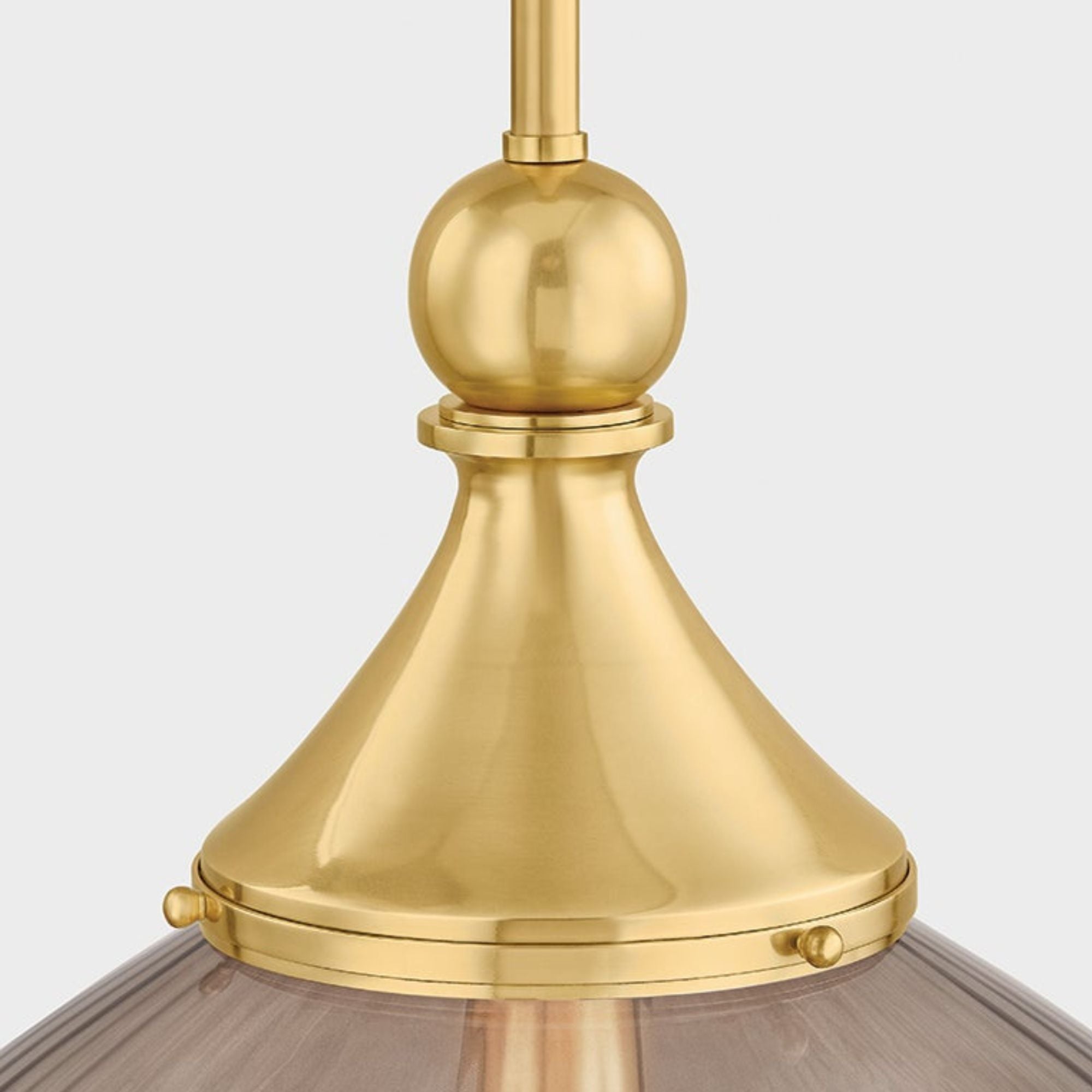 Chatton 22" Pendant, Aged Brass Finish