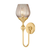 Chatton 17" Wall Sconce, Aged Brass Finish