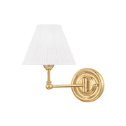 Classic No.1 11" Swing Arm Lamp, Aged Brass Finish
