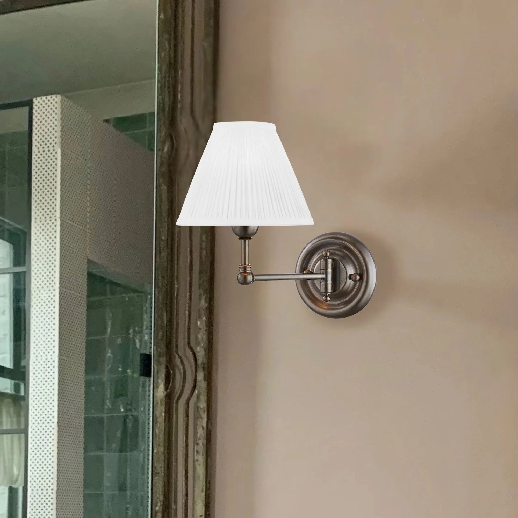 Classic No.1 11" Swing Arm Lamp, Distressed Bronze Finish