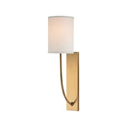 Colton 17" Wall Sconce, Aged Brass Finish